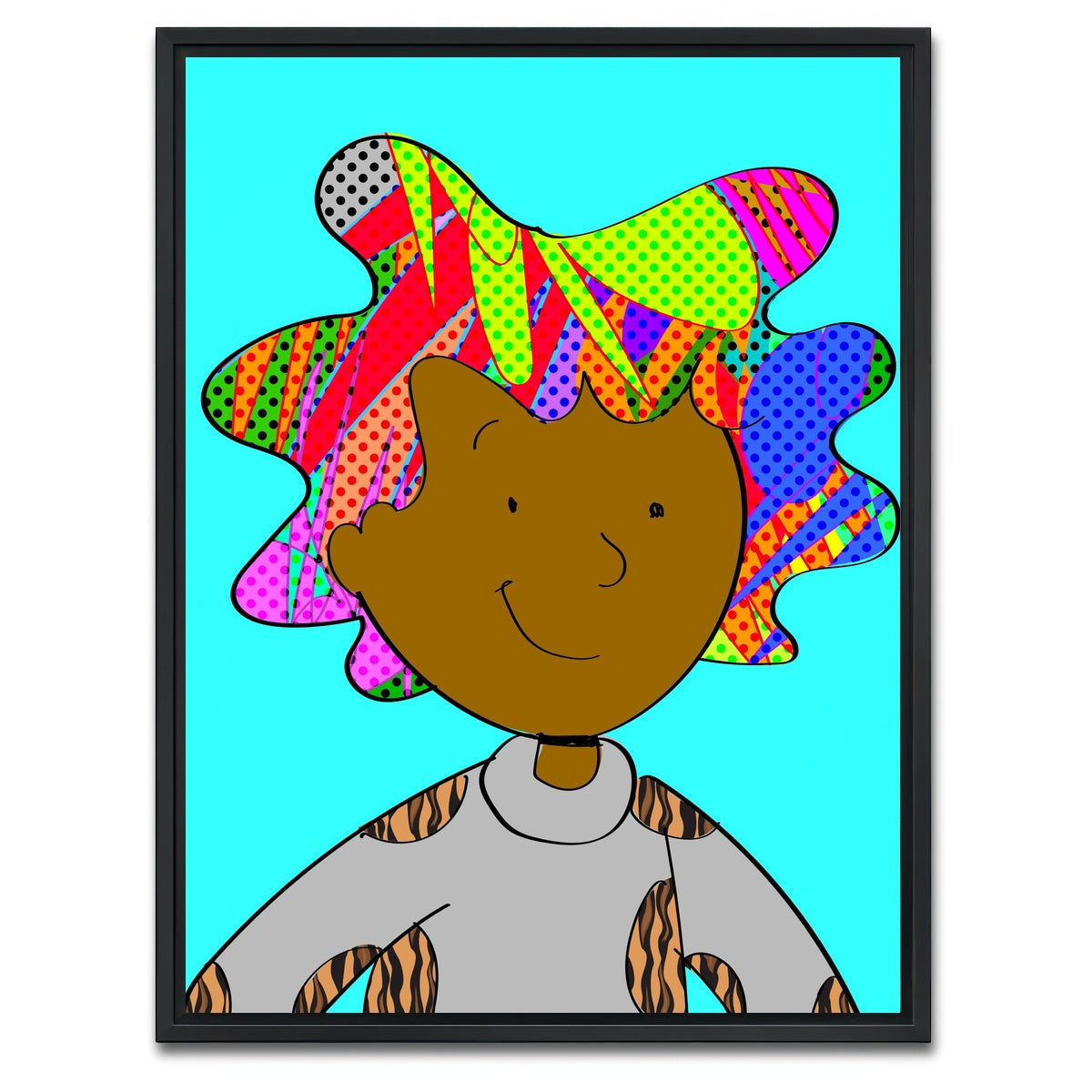 AUTO-MOCKUP WHITE | Patti | 1 Piece | Black Framed Canvas | group=3x4