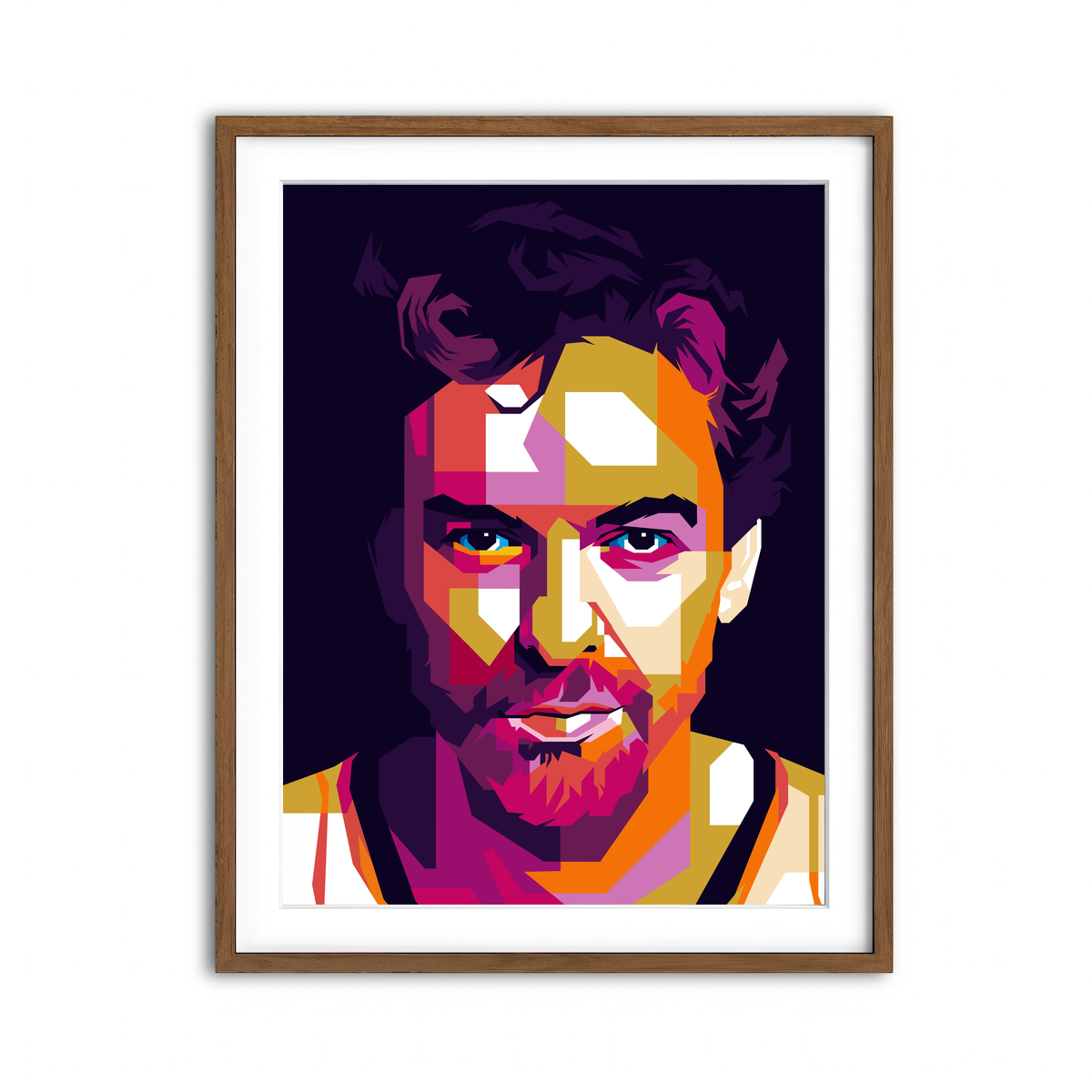 Framed Print 3x4 Walnut