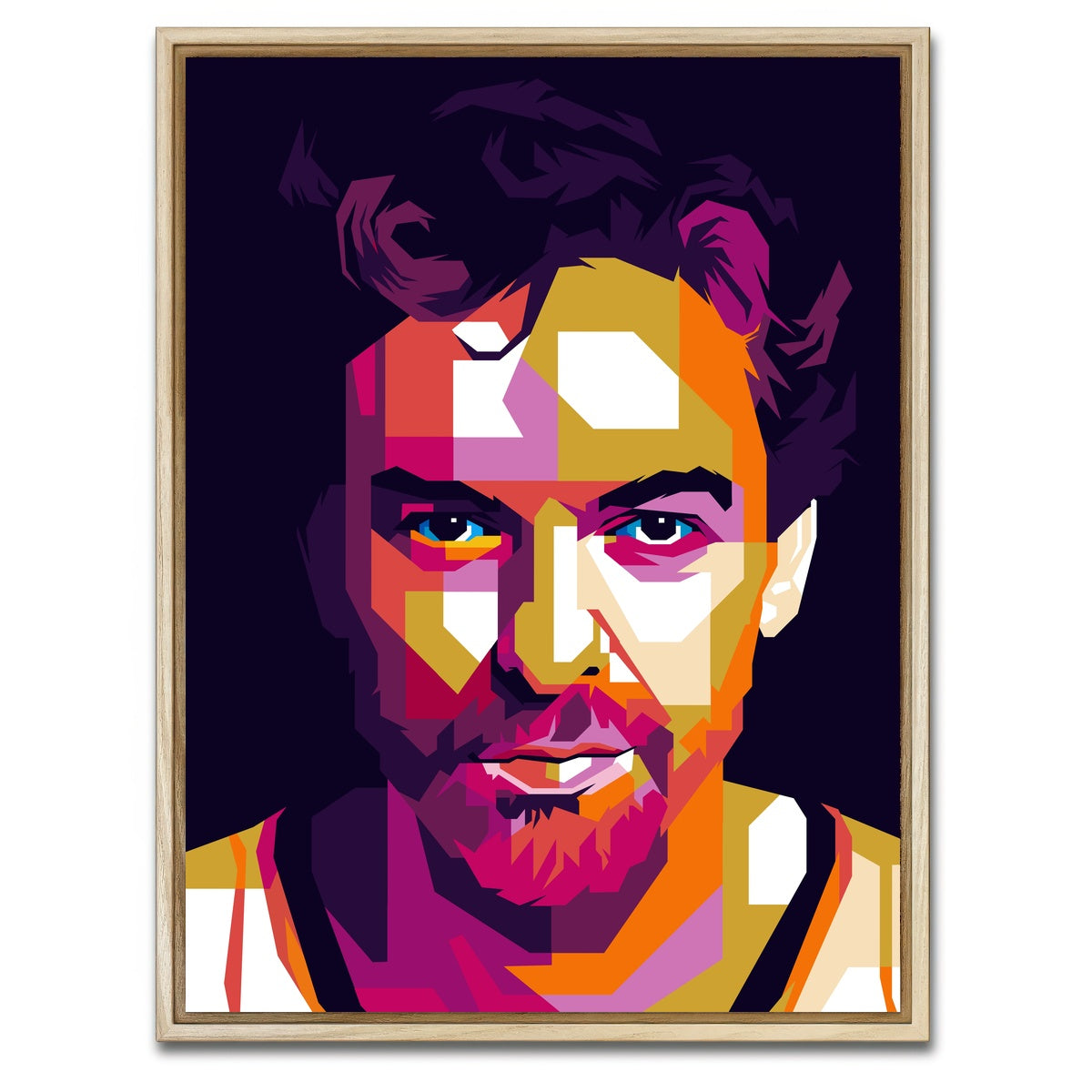 AUTO-MOCKUP WHITE | Pau Gasol | 1 Piece | Natural Framed Canvas | group=3x4