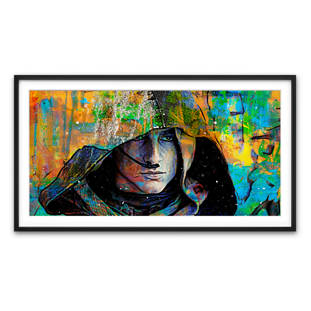 Framed Print 2x1 Black