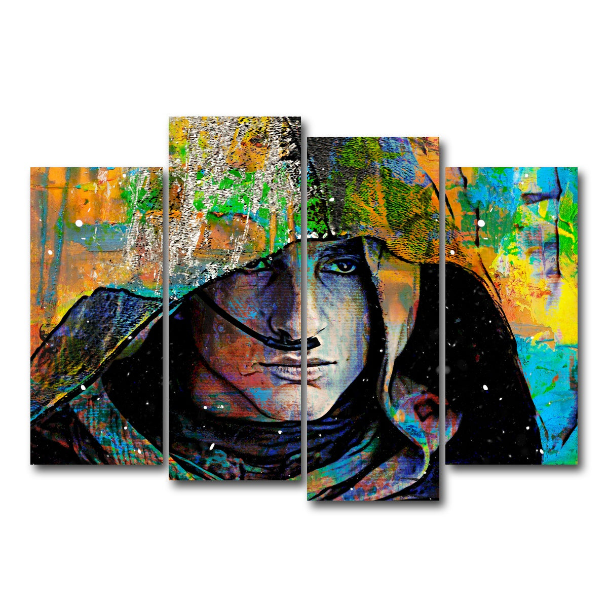 AUTO-MOCKUP WHITE | Paul Atreides | 4 Piece | Gallery Wrap Canvas | group=4_normal