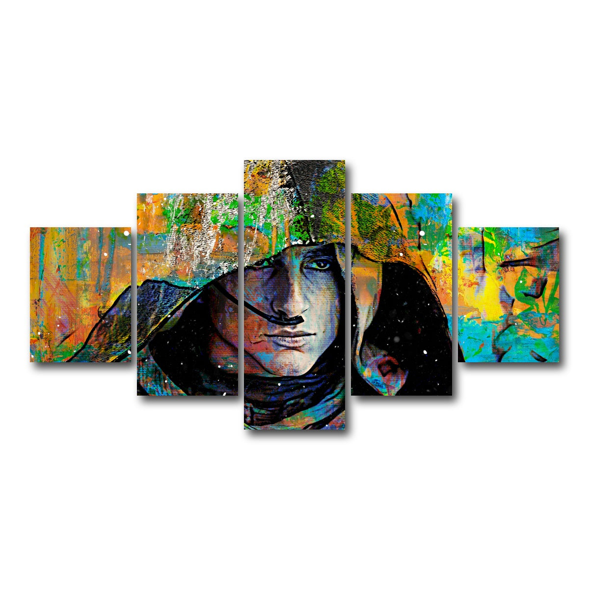 AUTO-MOCKUP WHITE | Paul Atreides | 5 Piece | Gallery Wrap Canvas | group=5_short