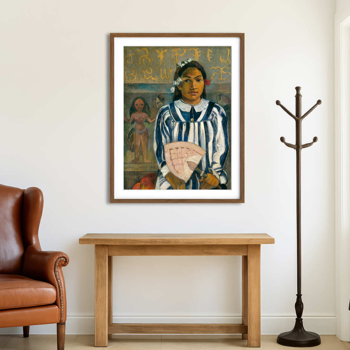 AUTO-MOCKUP ROOM | Paul Gauguin - Portrait Wall Art