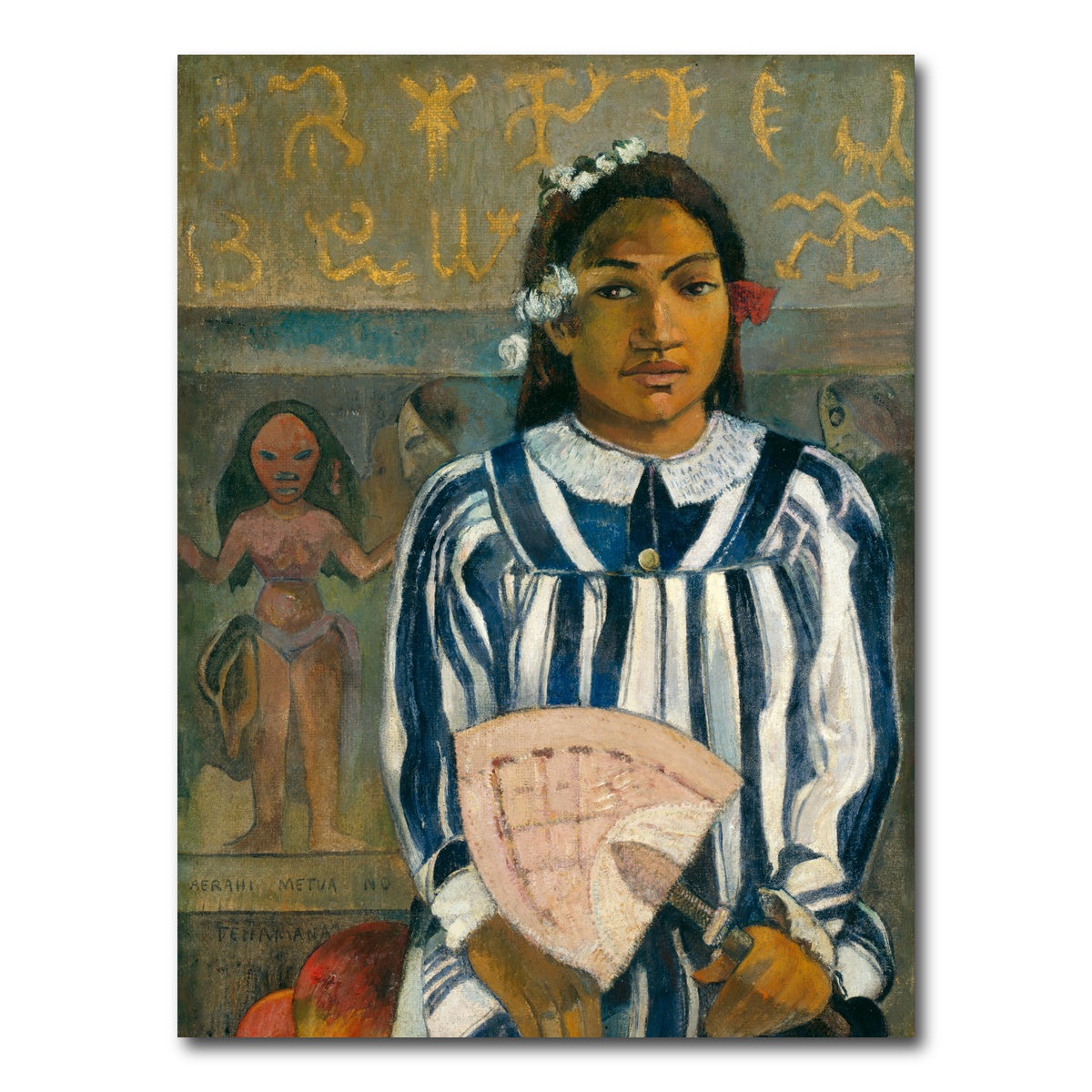 AUTO-MOCKUP WHITE | Paul Gauguin - Portrait | 1 Piece | Gallery Wrap Canvas | group=3x4