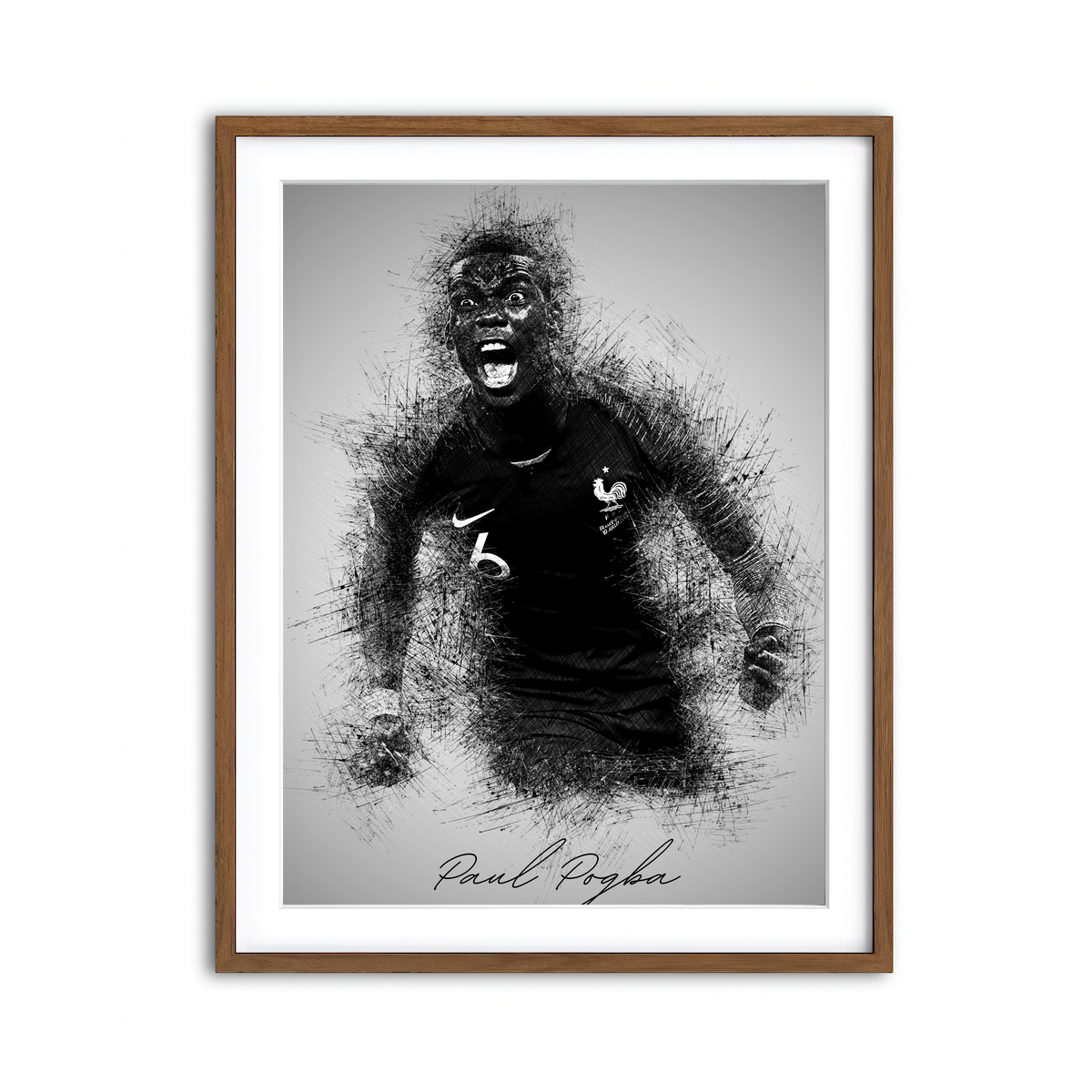 Framed Print 3x4 Walnut