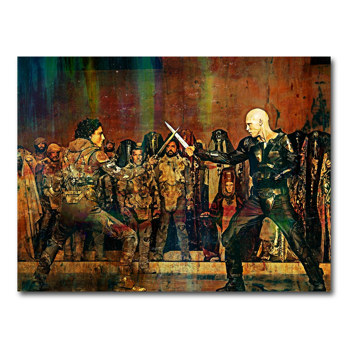 AUTO-MOCKUP WHITE | Paul Vs. Feyd Rautha | 1 Piece | Gallery Wrap Canvas | group=4x3