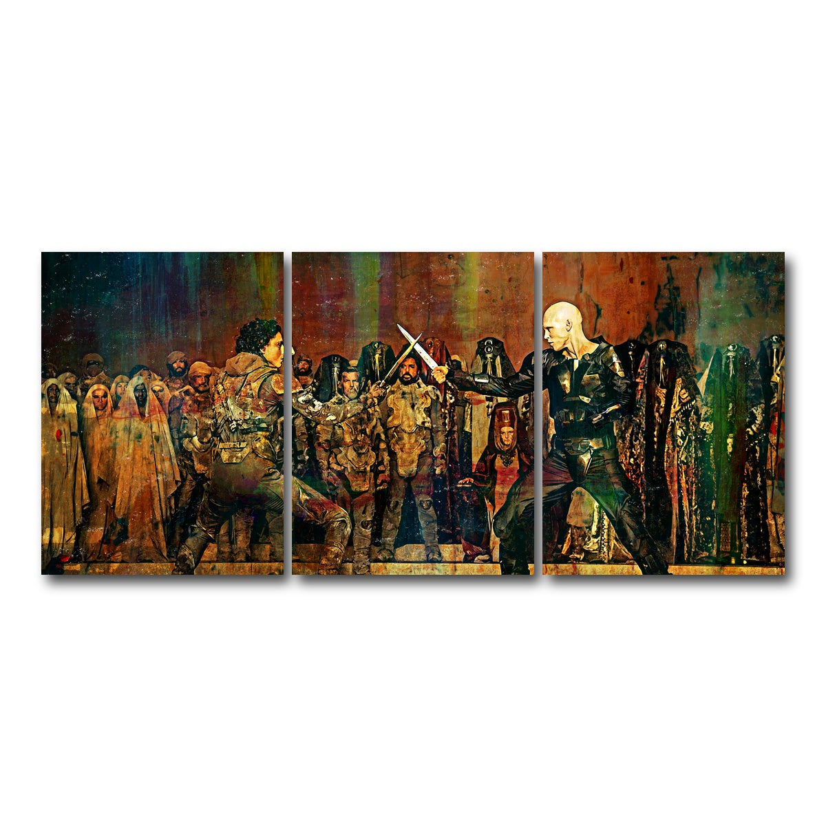 AUTO-MOCKUP WHITE | Paul Vs. Feyd Rautha | 3 Piece | Gallery Wrap Canvas | group=18x24