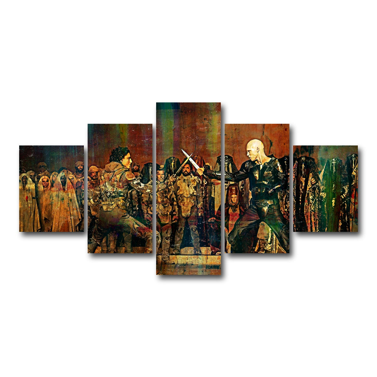 AUTO-MOCKUP WHITE | Paul Vs. Feyd Rautha | 5 Piece | Gallery Wrap Canvas | group=5_short