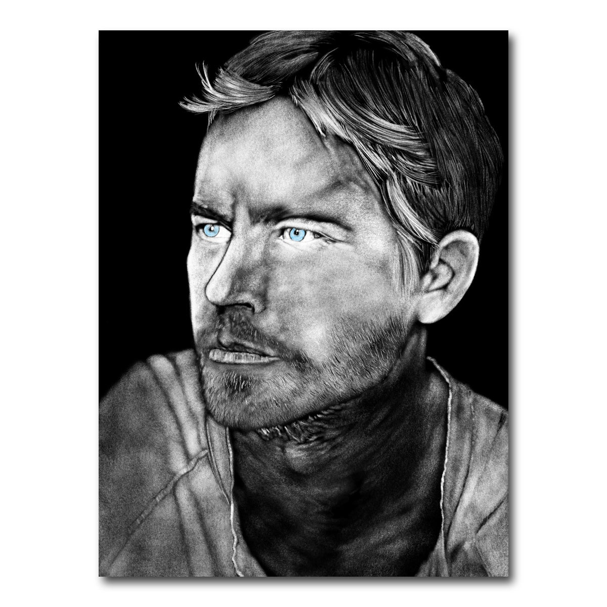 AUTO-MOCKUP WHITE | Paul Walker 2 | 1 Piece | Gallery Wrap Canvas | group=3x4