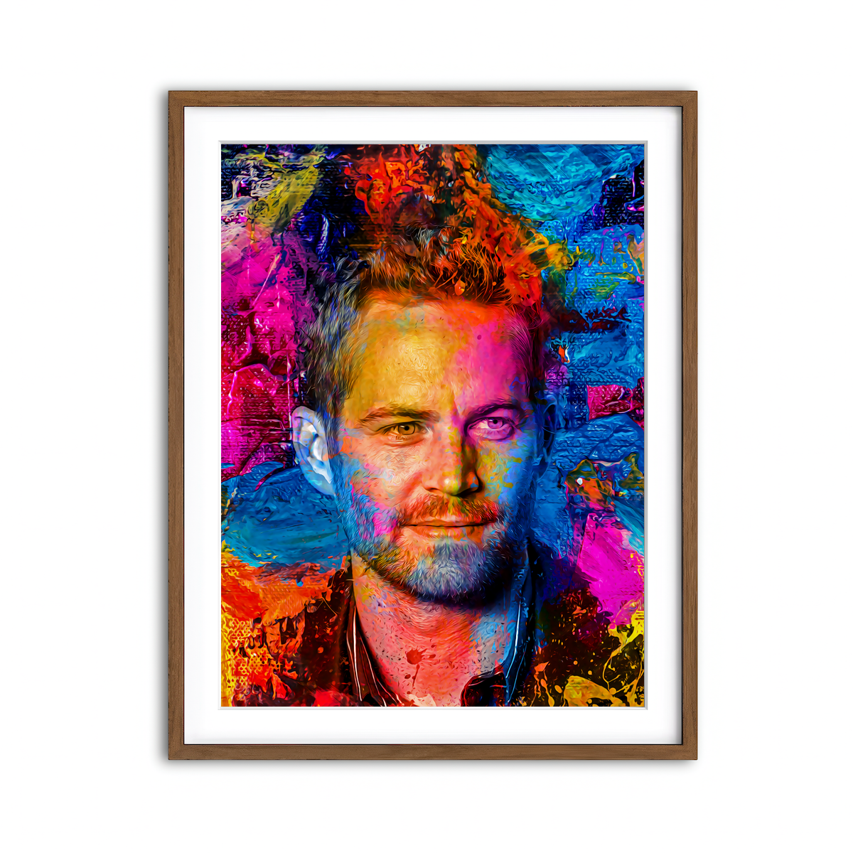 Framed Print 3x4 Walnut