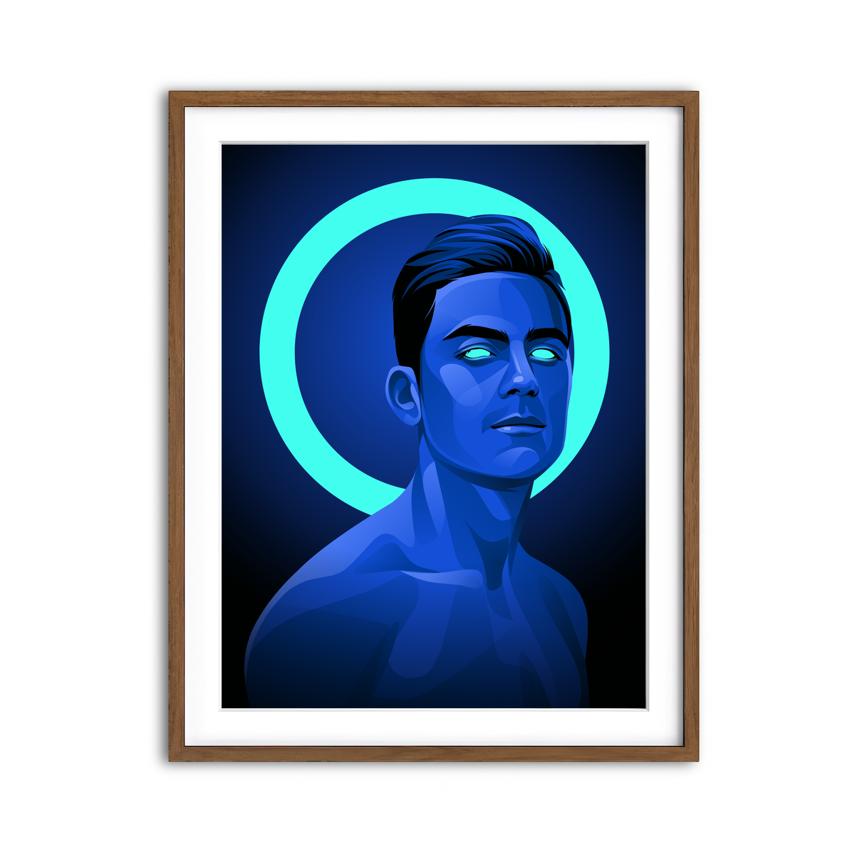 Framed Print 3x4 Walnut