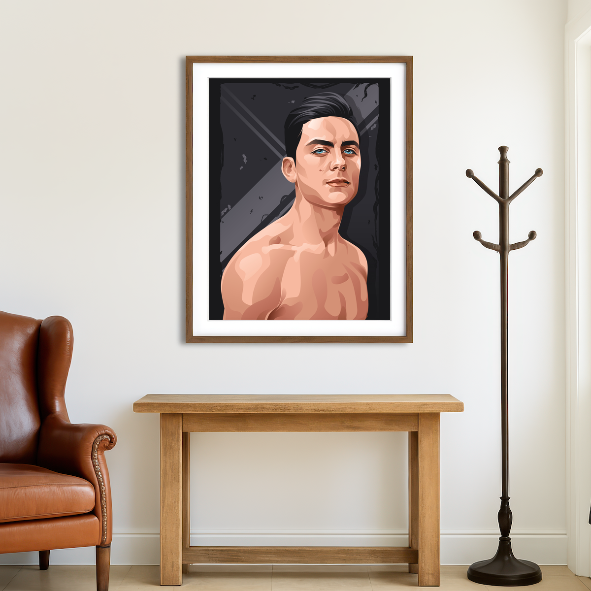 AUTO-MOCKUP ROOM | Paulo Dybala Wall Art