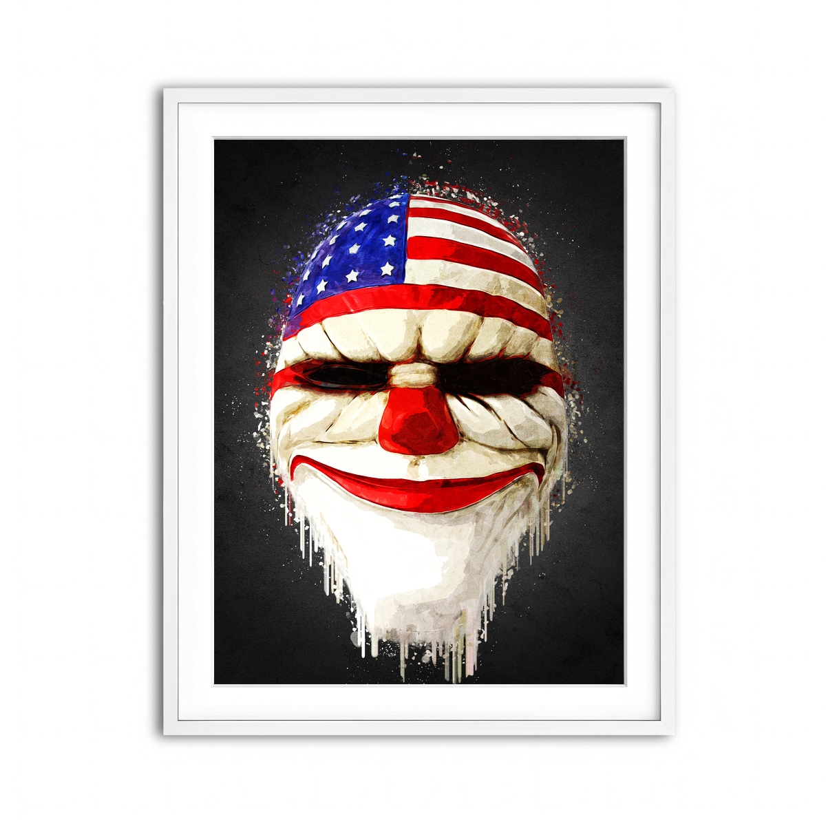 Framed Print 3x4 White