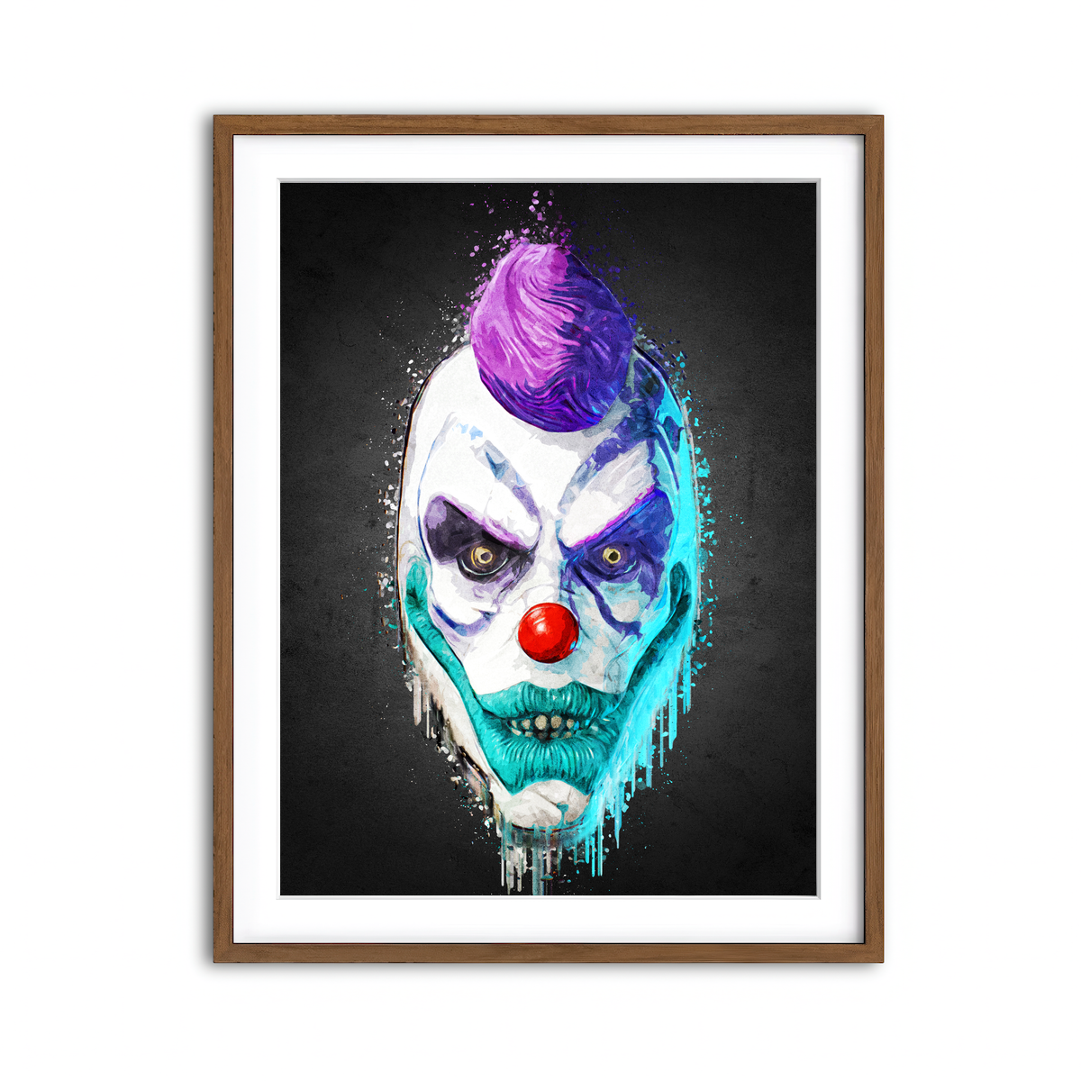 Framed Print 3x4 Walnut