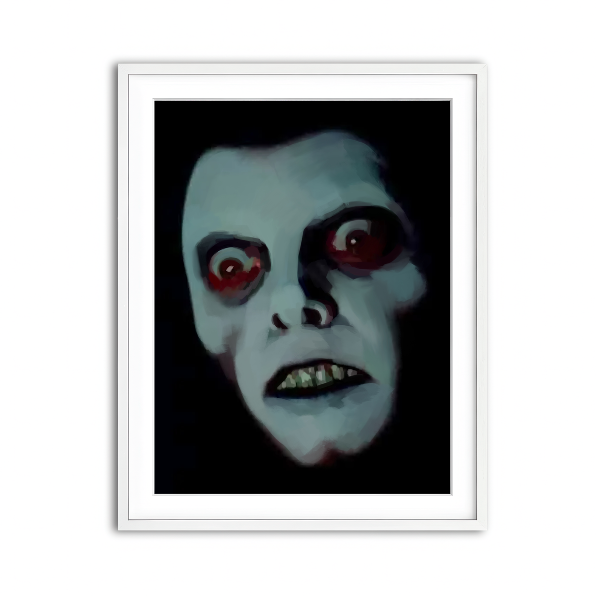 Framed Print 3x4 White