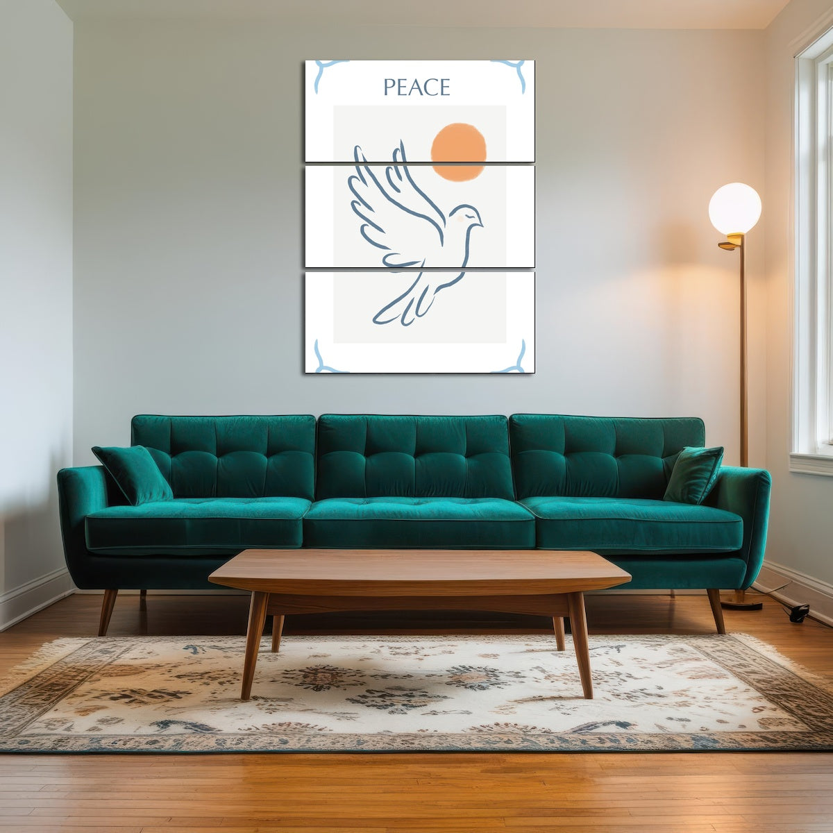 AUTO-MOCKUP ROOM | Peace Blue