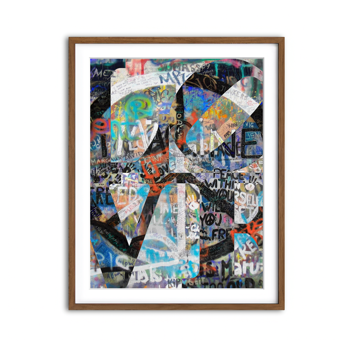 Framed Print 3x4 Walnut