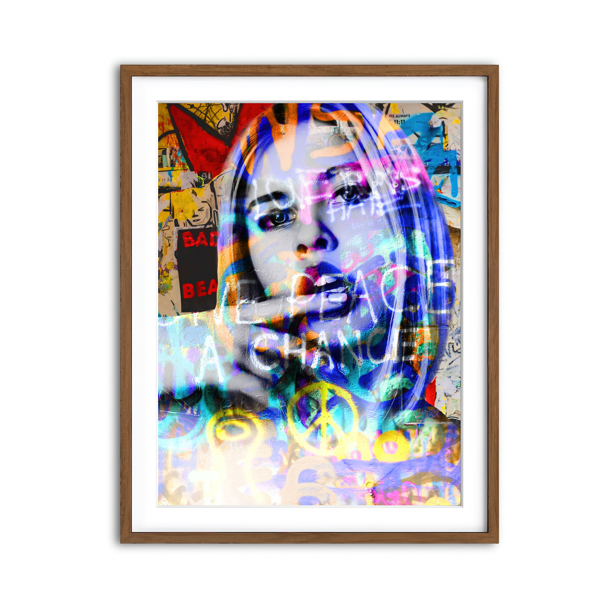 Framed Print 3x4 Walnut