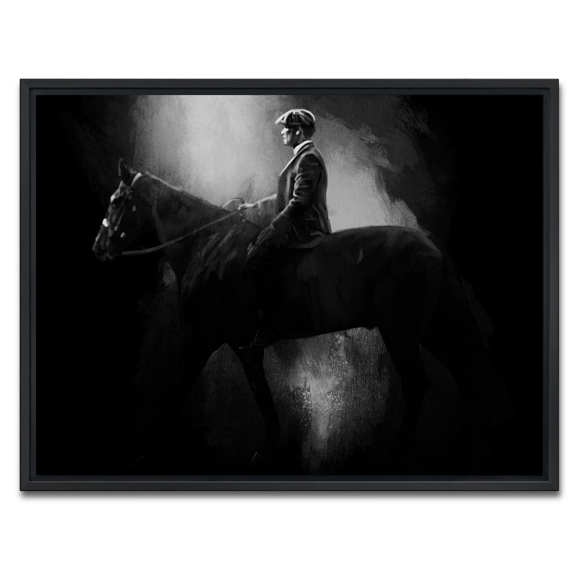 AUTO-MOCKUP WHITE | Peaky Blinders | 1 Piece | Black Framed Canvas | group=4x3