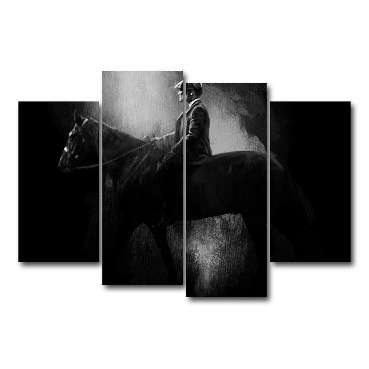 AUTO-MOCKUP WHITE | Peaky Blinders | 4 Piece | Gallery Wrap Canvas | group=4_short