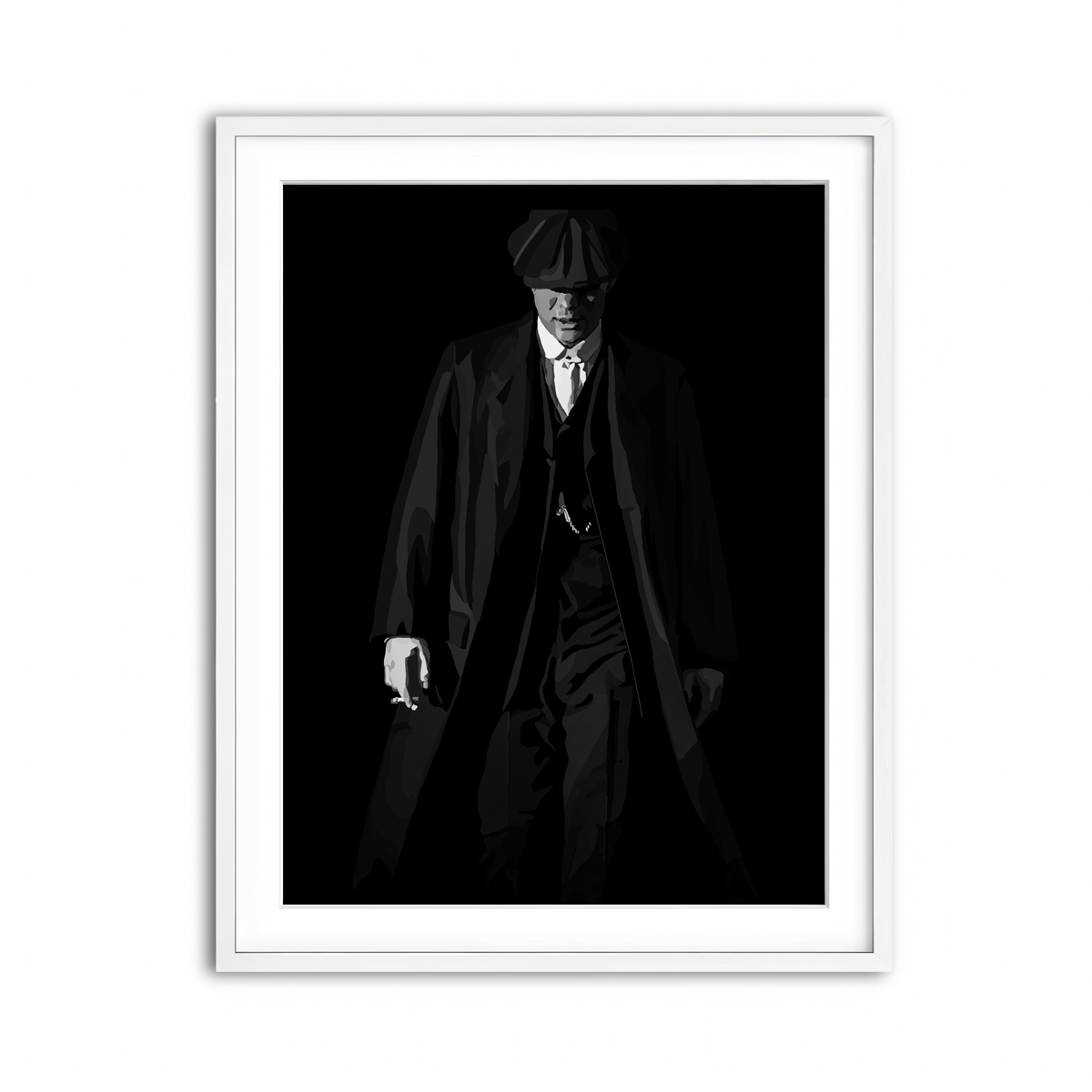 Framed Print 3x4 White