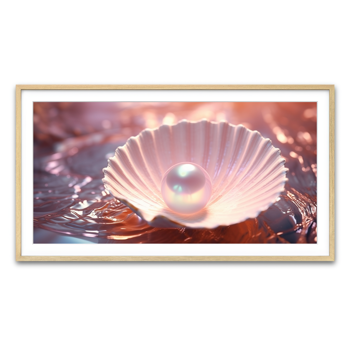 Framed Print 2x1 Natural