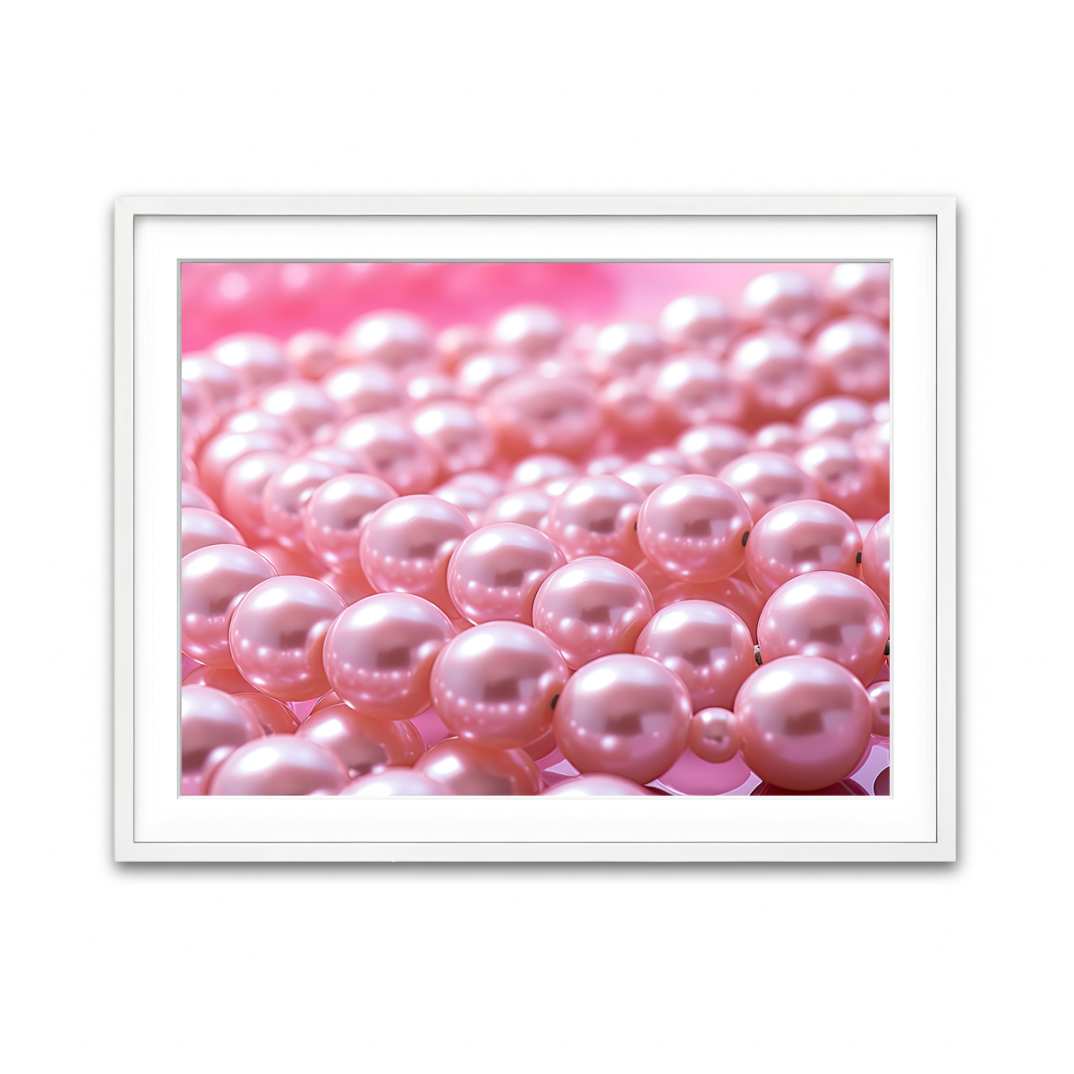 Framed Print 4x3 White