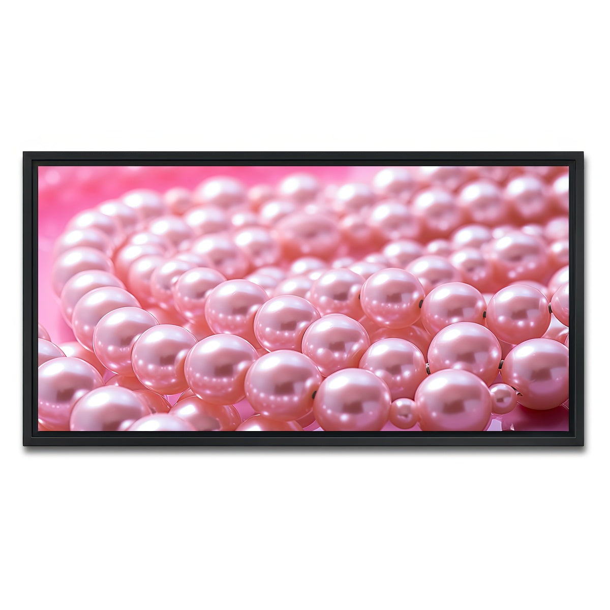 AUTO-MOCKUP WHITE | Pearls | 1 Piece | Black Framed Canvas | group=2x1