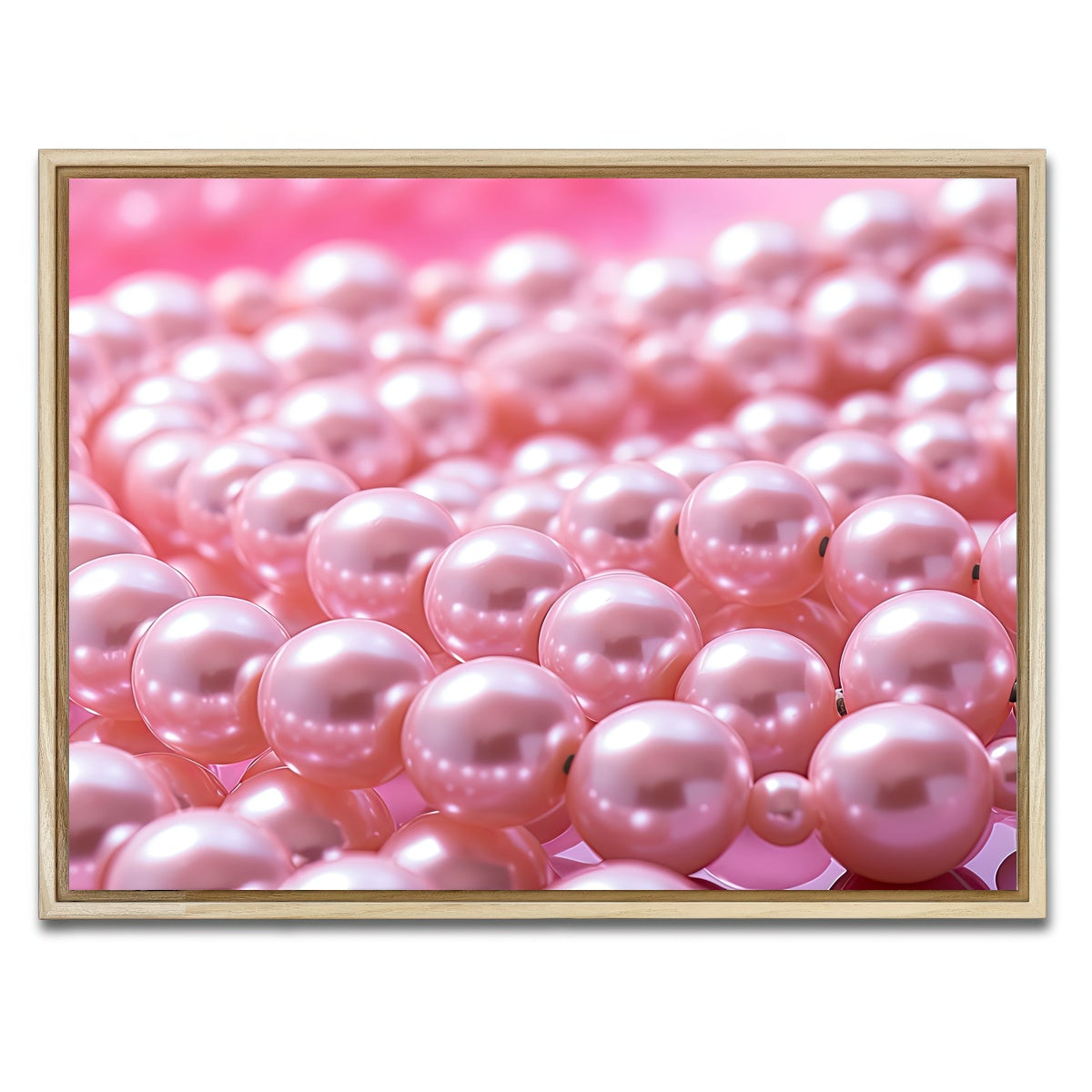 AUTO-MOCKUP WHITE | Pearls | 1 Piece | Natural Framed Canvas | group=4x3