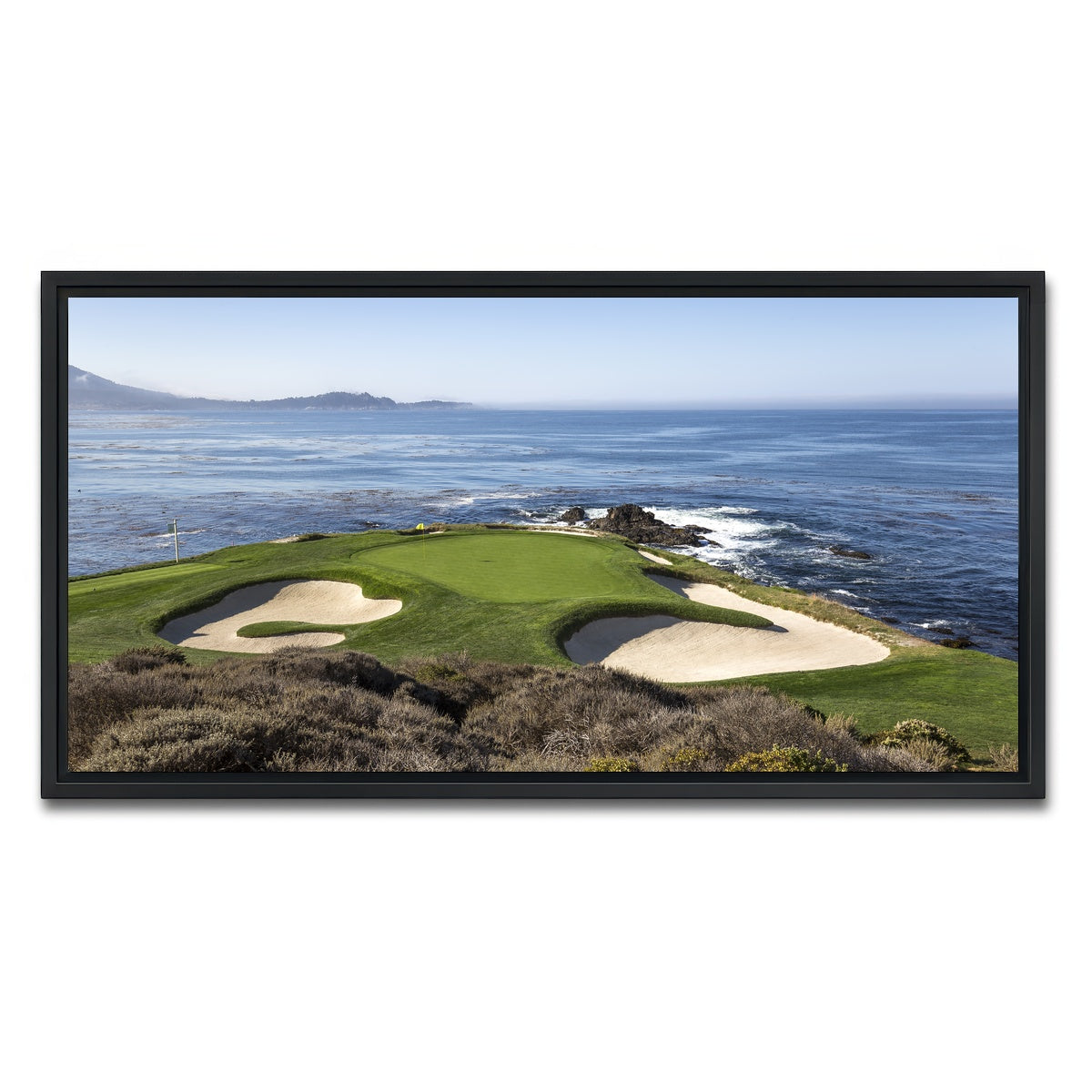 AUTO-MOCKUP WHITE | Pebble Beach Canvas | 1 Piece | Black Framed Canvas | group=2x1