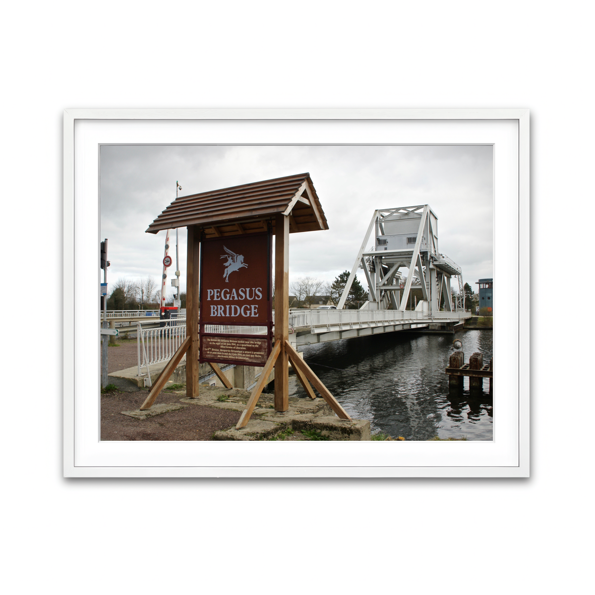 Framed Print 4x3 White