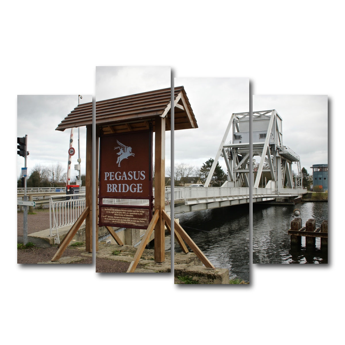 AUTO-MOCKUP WHITE | Pegasus Bridge | 4 Piece | Gallery Wrap Canvas | group=4_normal