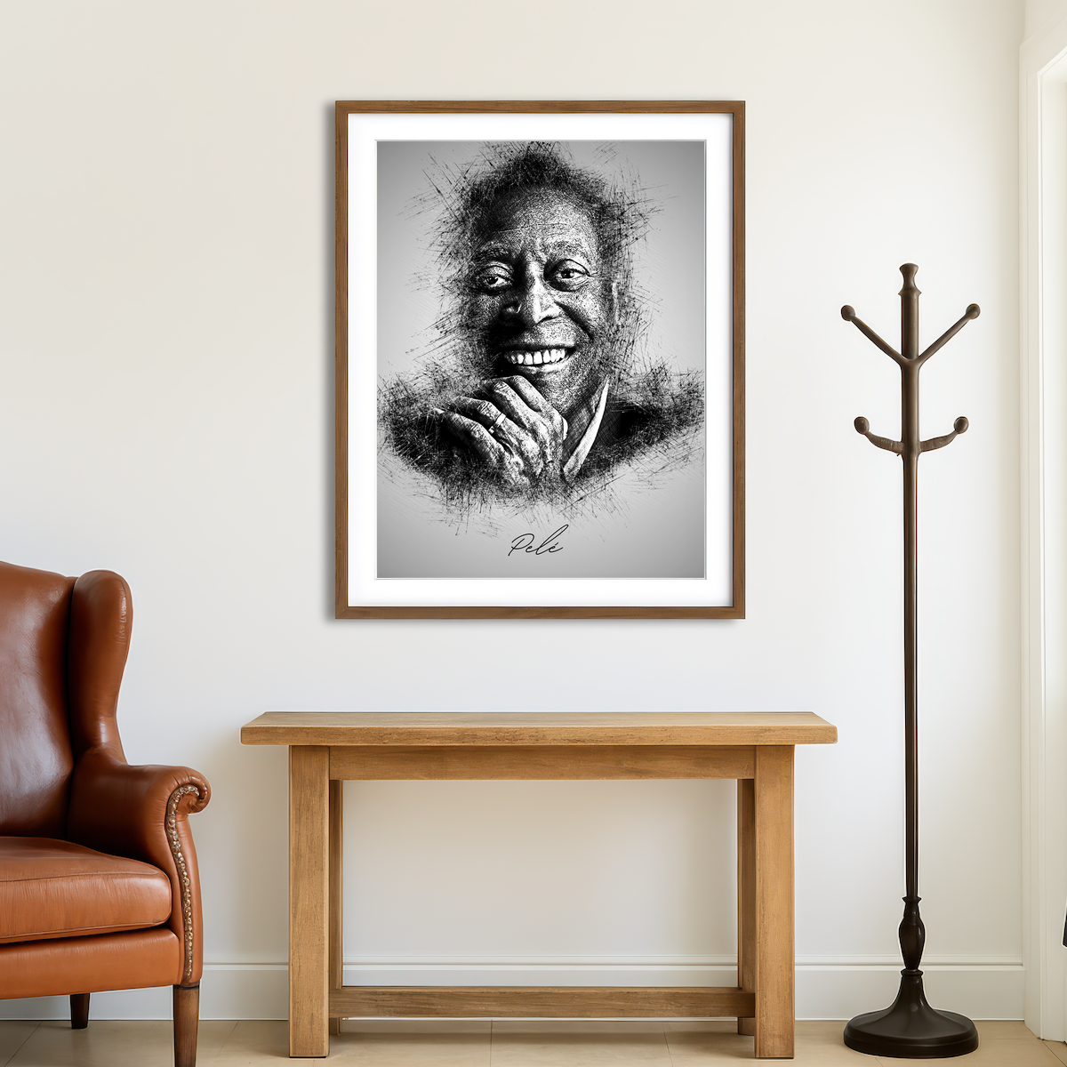 AUTO-MOCKUP ROOM | Pele Wall Art