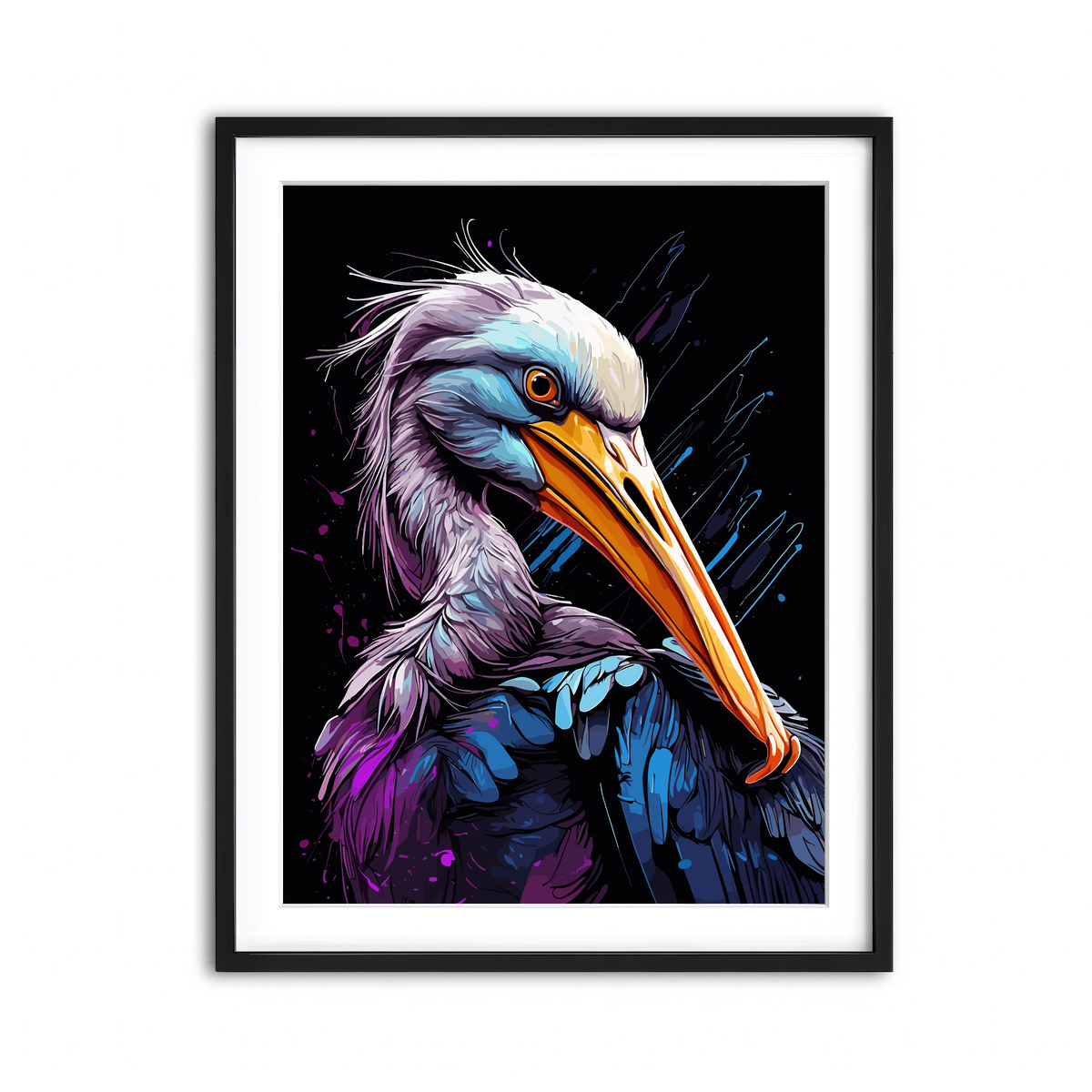 Framed Print 3x4 Black