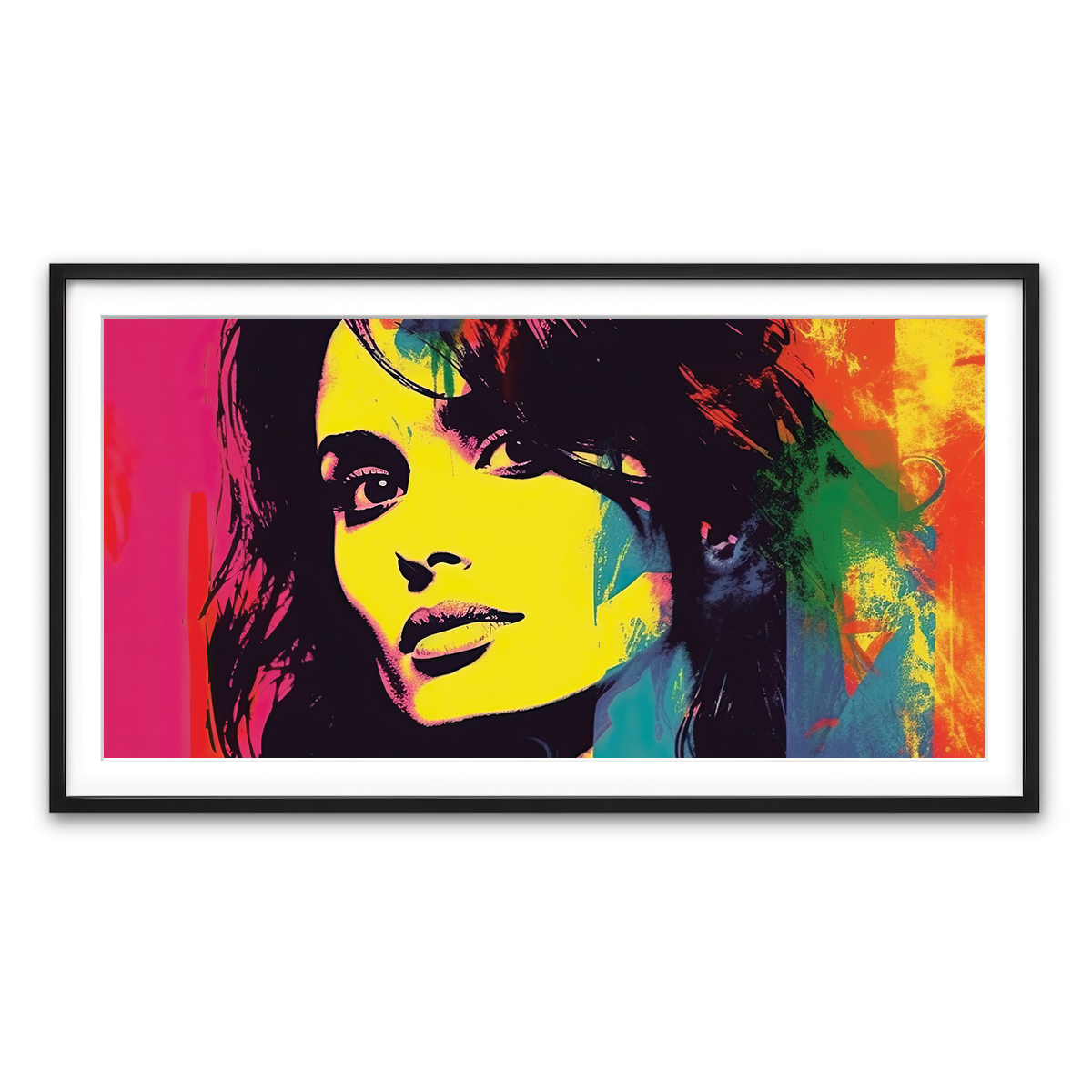 Framed Print 2x1 Black