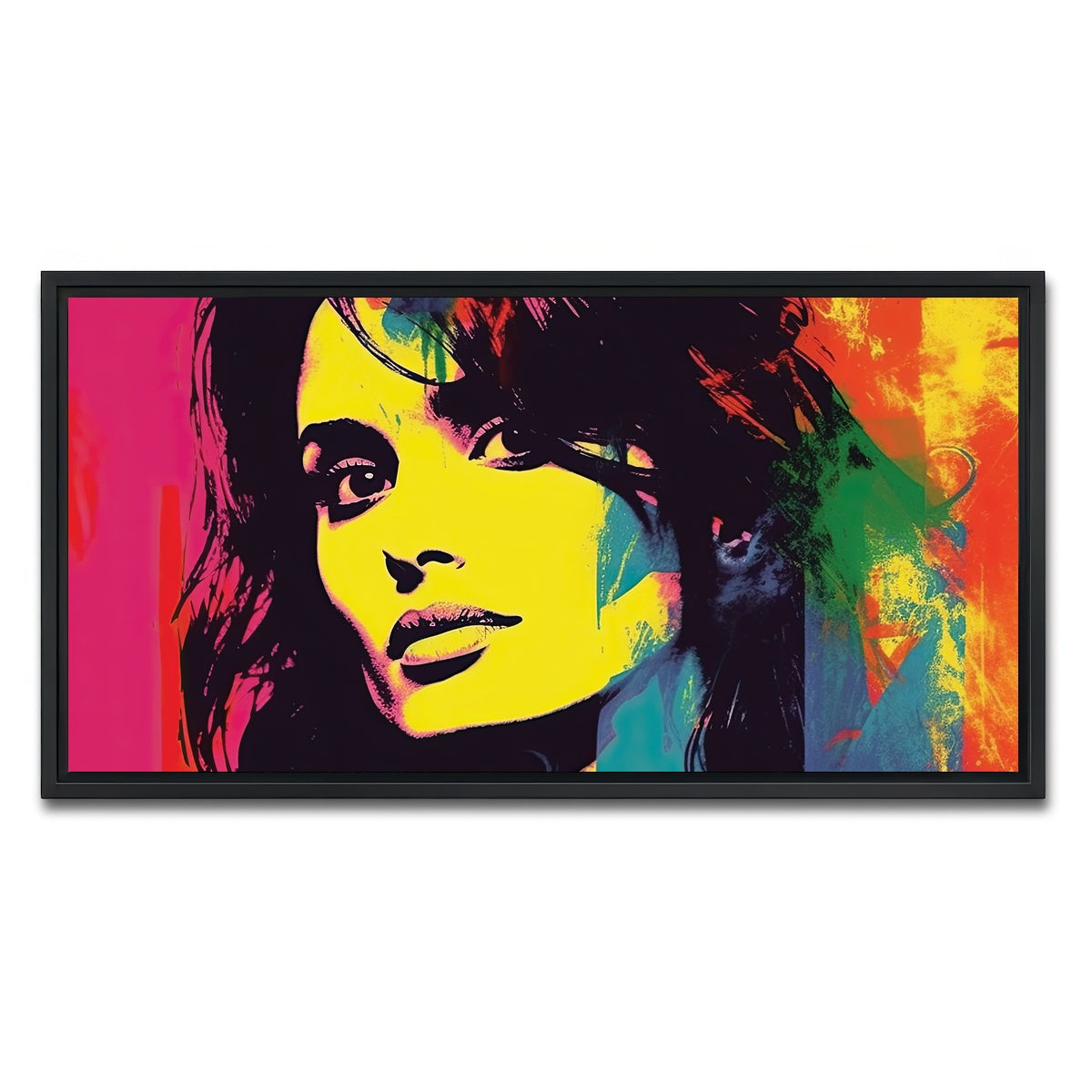 AUTO-MOCKUP WHITE | Penelope Cruz | 1 Piece | Black Framed Canvas | group=2x1