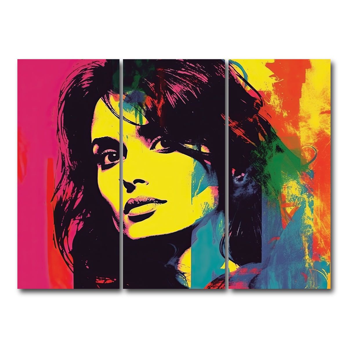 AUTO-MOCKUP WHITE | Penelope Cruz | 3 Piece | Gallery Wrap Canvas | group=8x18