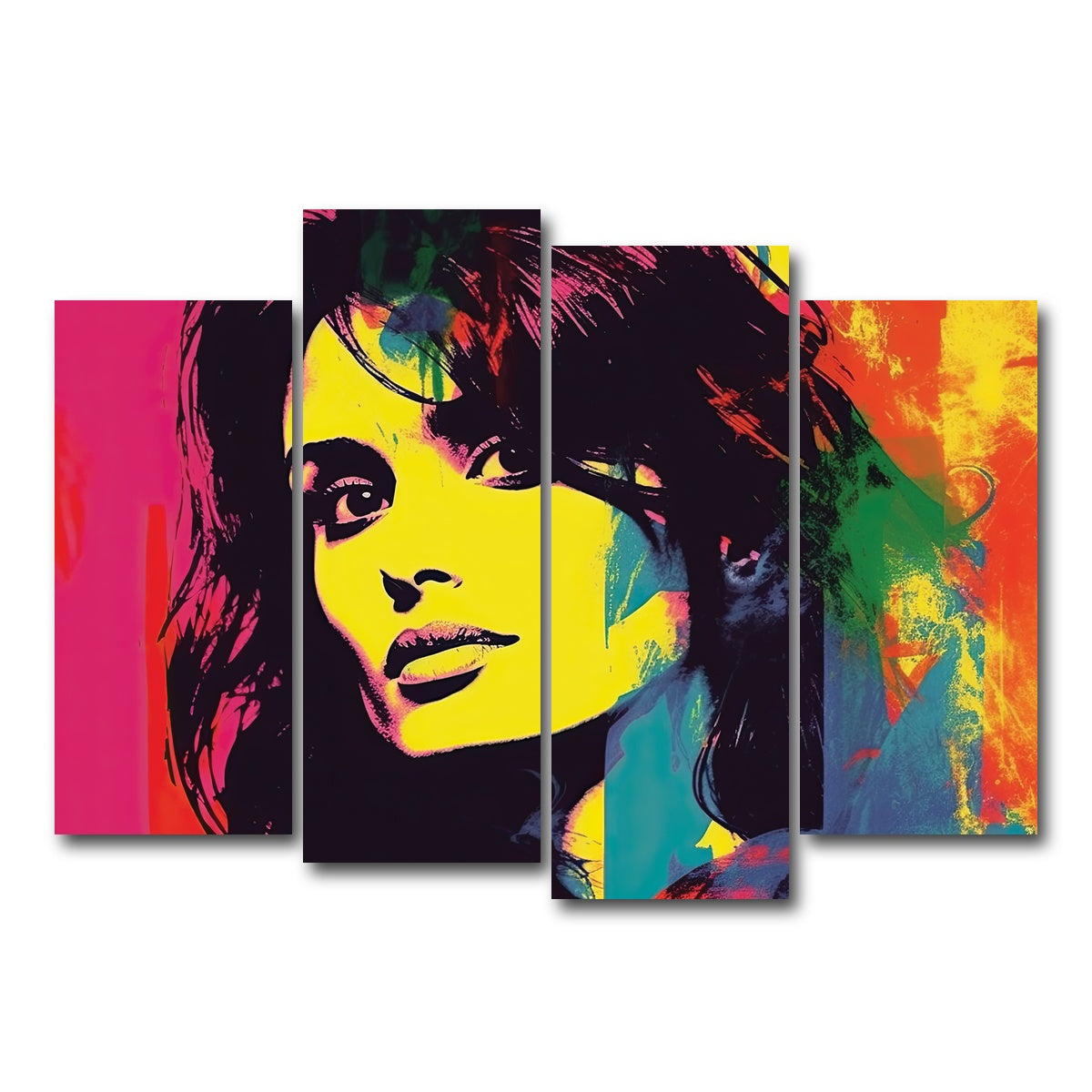 AUTO-MOCKUP WHITE | Penelope Cruz | 4 Piece | Gallery Wrap Canvas | group=4_normal