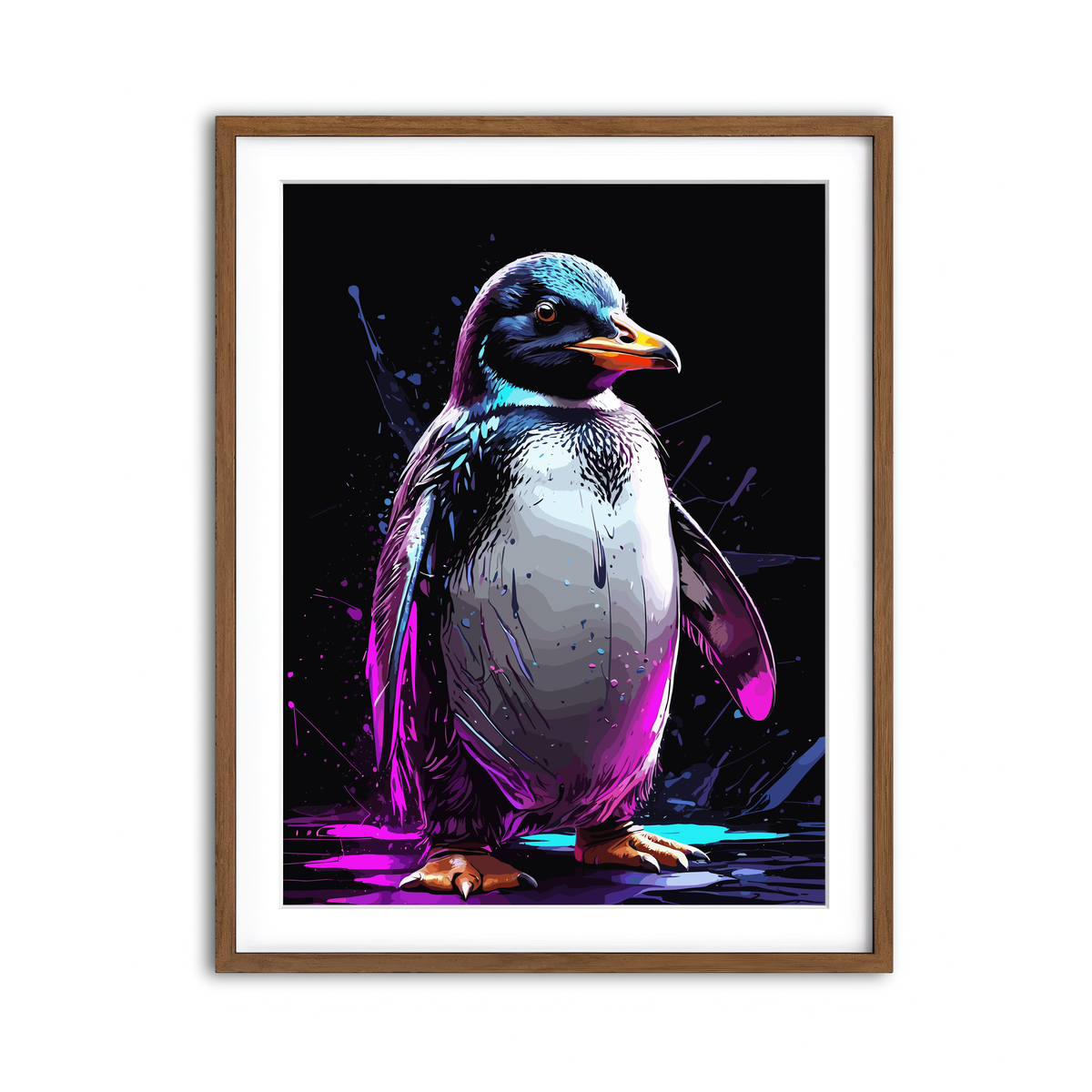 Framed Print 3x4 Walnut