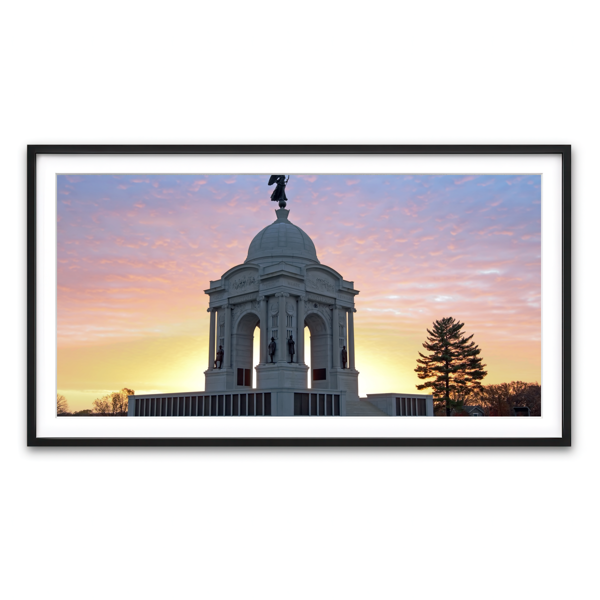 Framed Print 2x1 Black