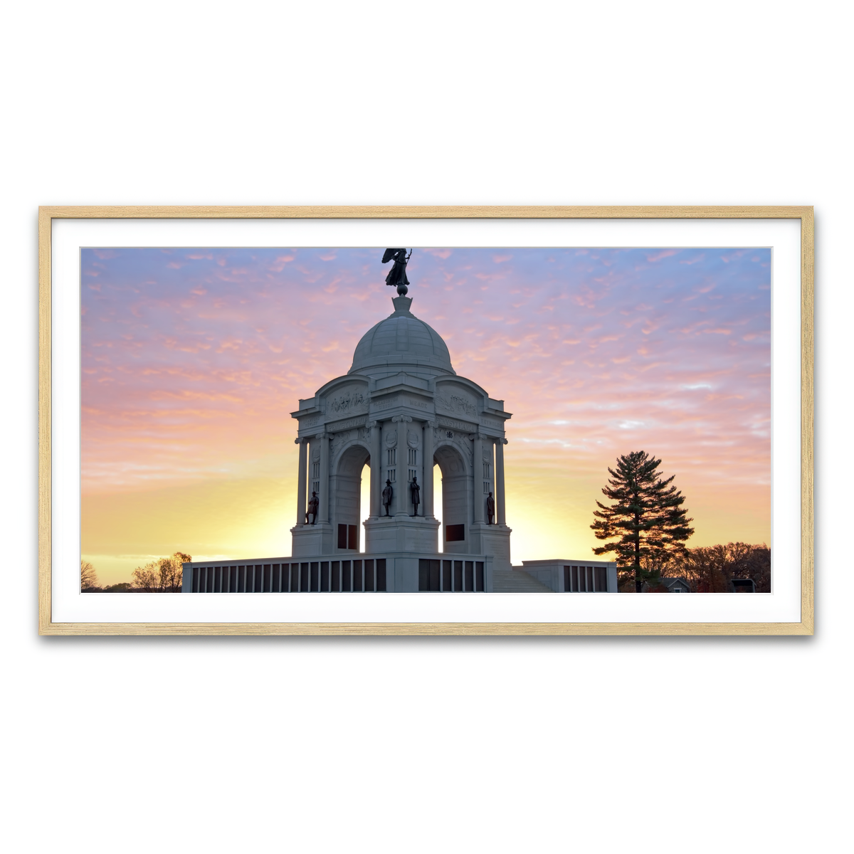 Framed Print 2x1 Natural