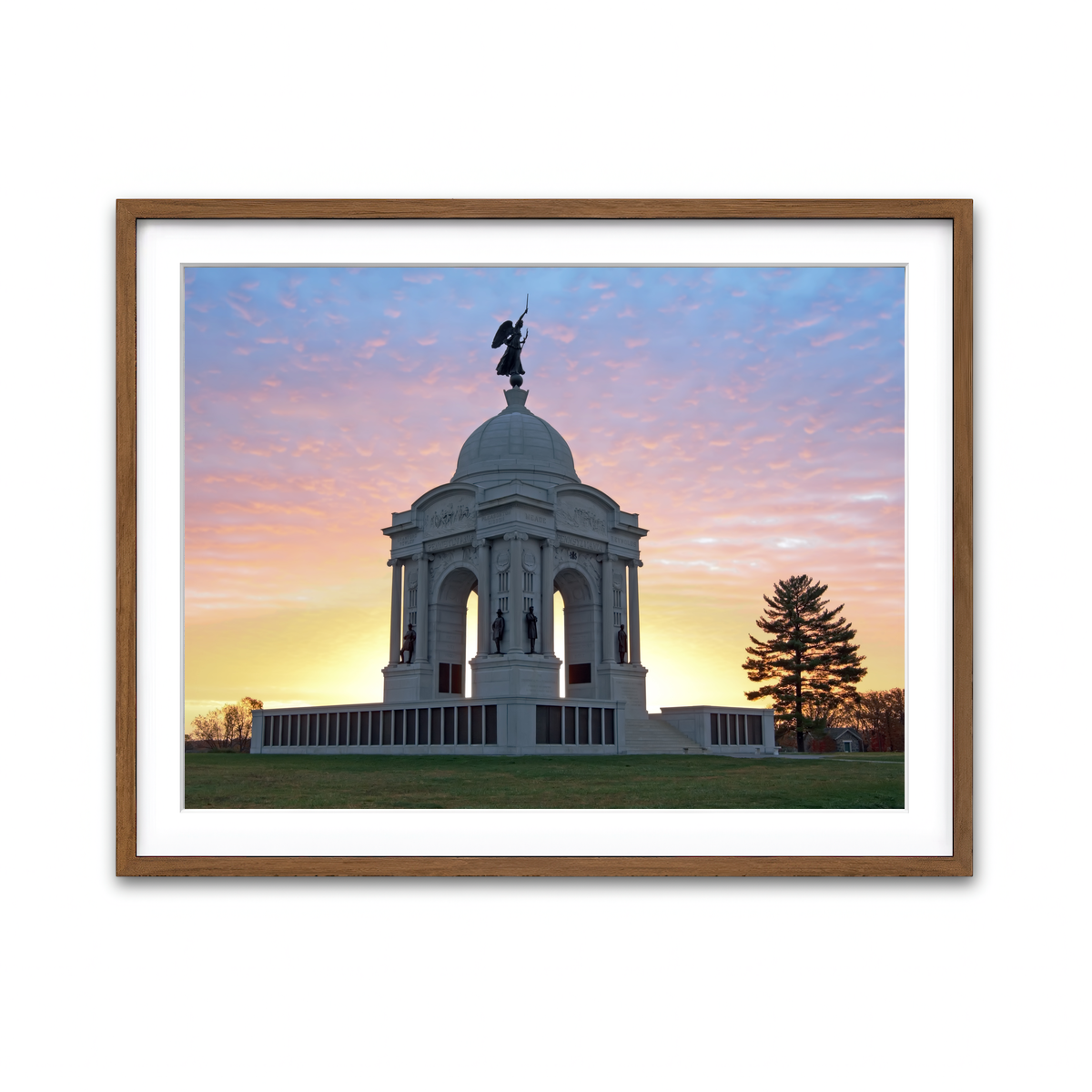 Framed Print 4x3 Walnut