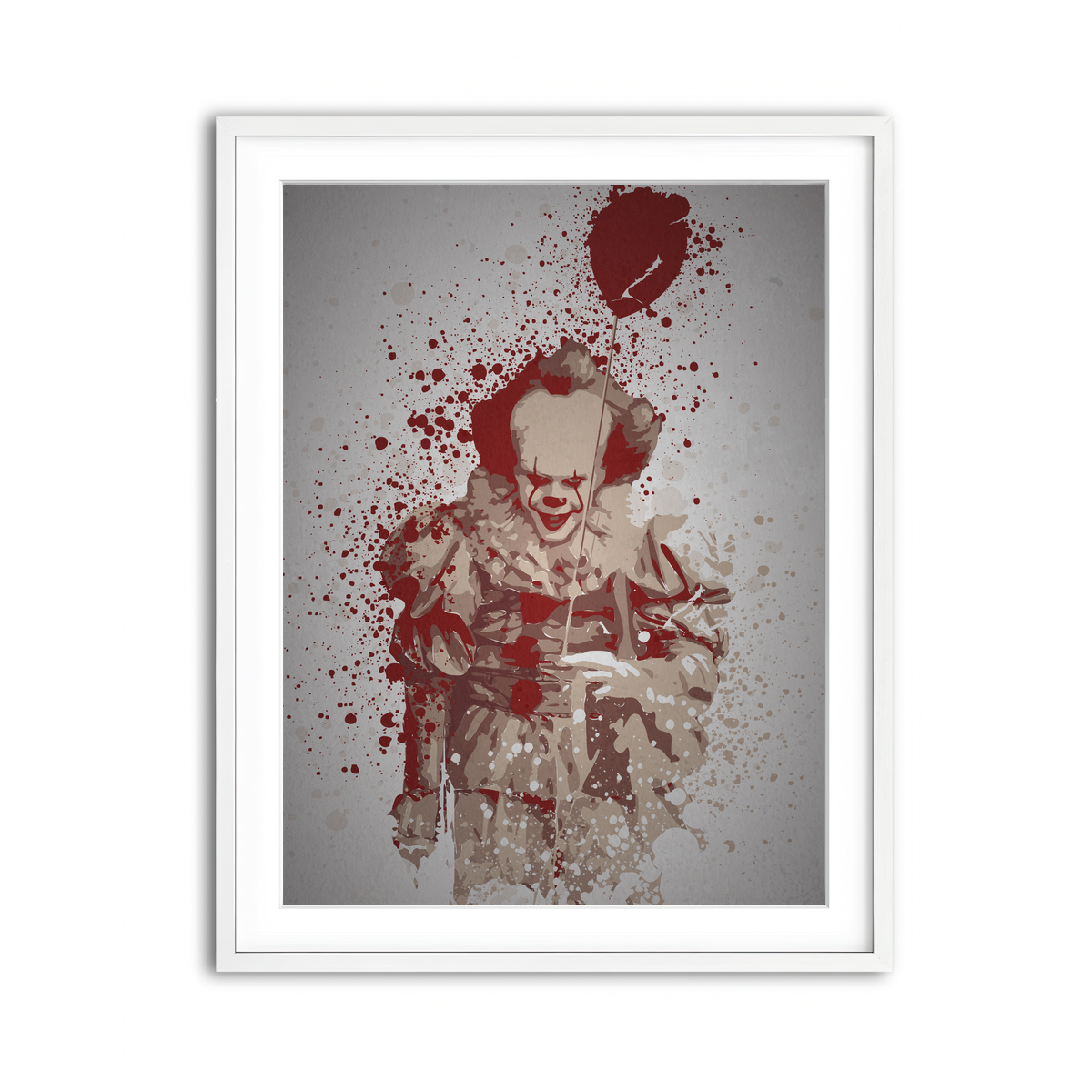 Framed Print 3x4 White