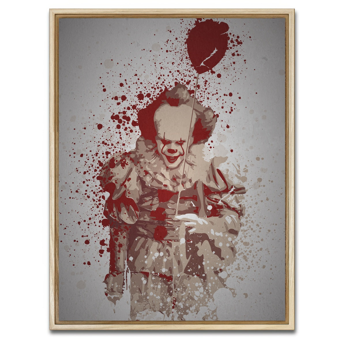 AUTO-MOCKUP WHITE | Pennywise | 1 Piece | Natural Framed Canvas | group=3x4