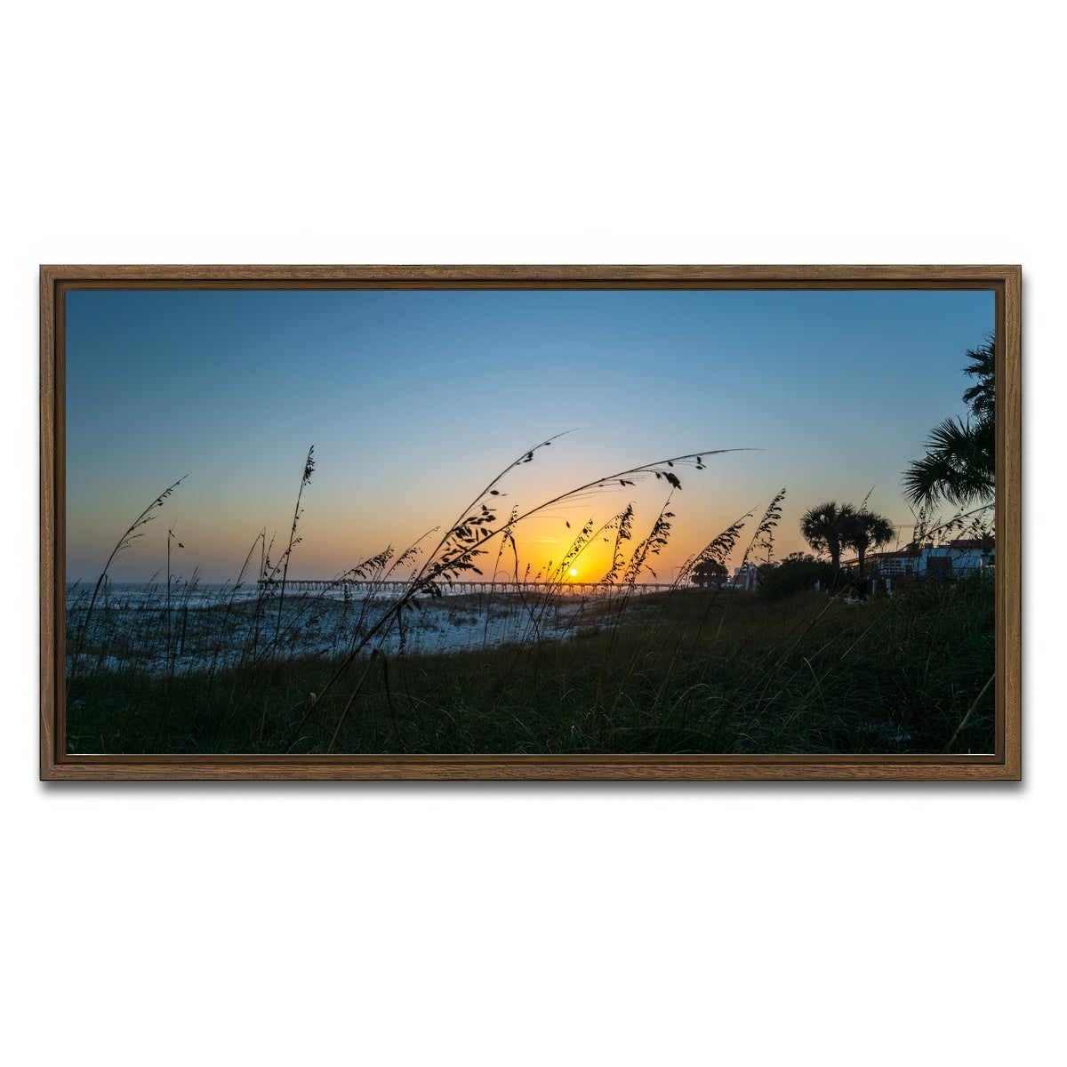 AUTO-MOCKUP WHITE | Pensacola | 1 Piece | Walnut Framed Canvas | group=2x1