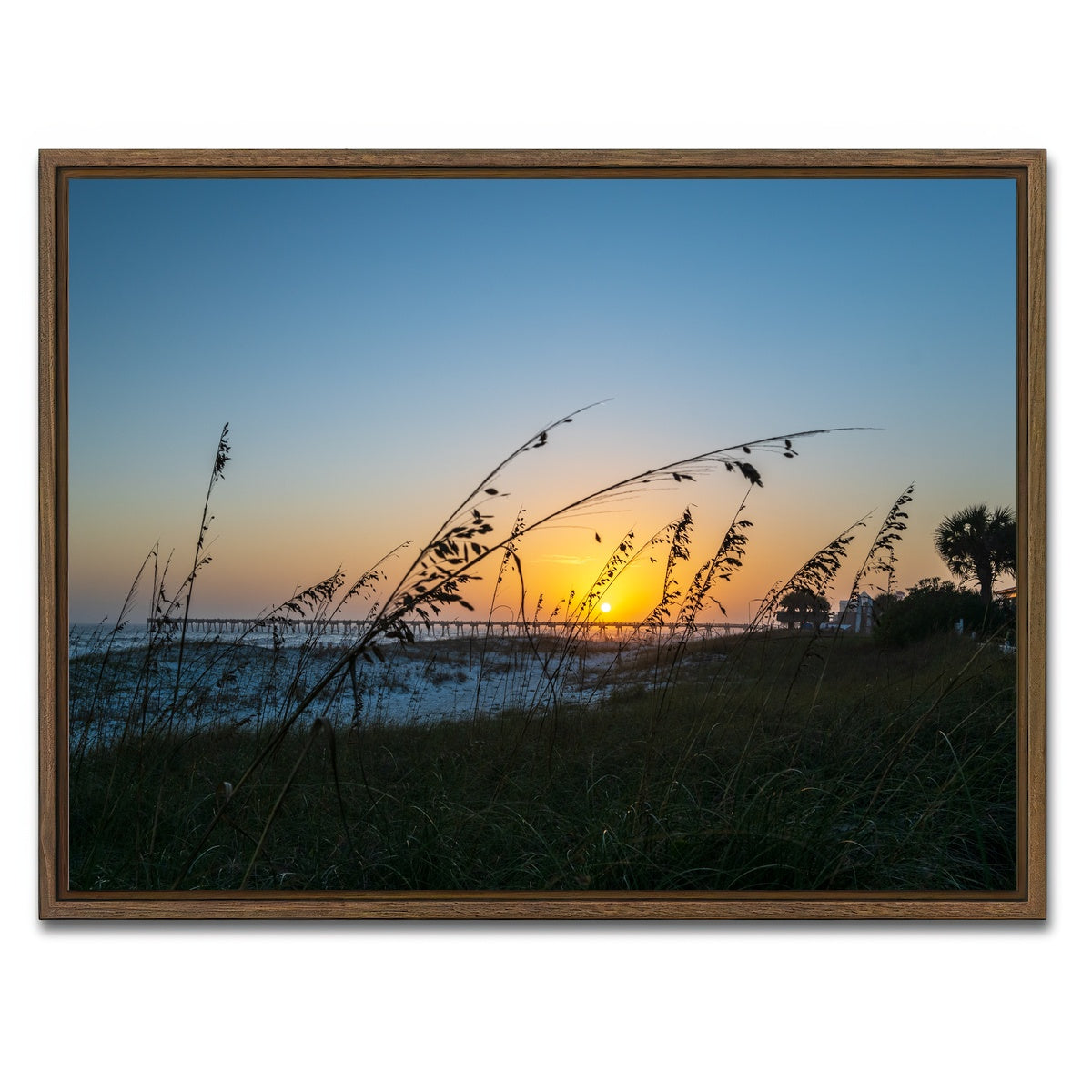 AUTO-MOCKUP WHITE | Pensacola | 1 Piece | Walnut Framed Canvas | group=4x3