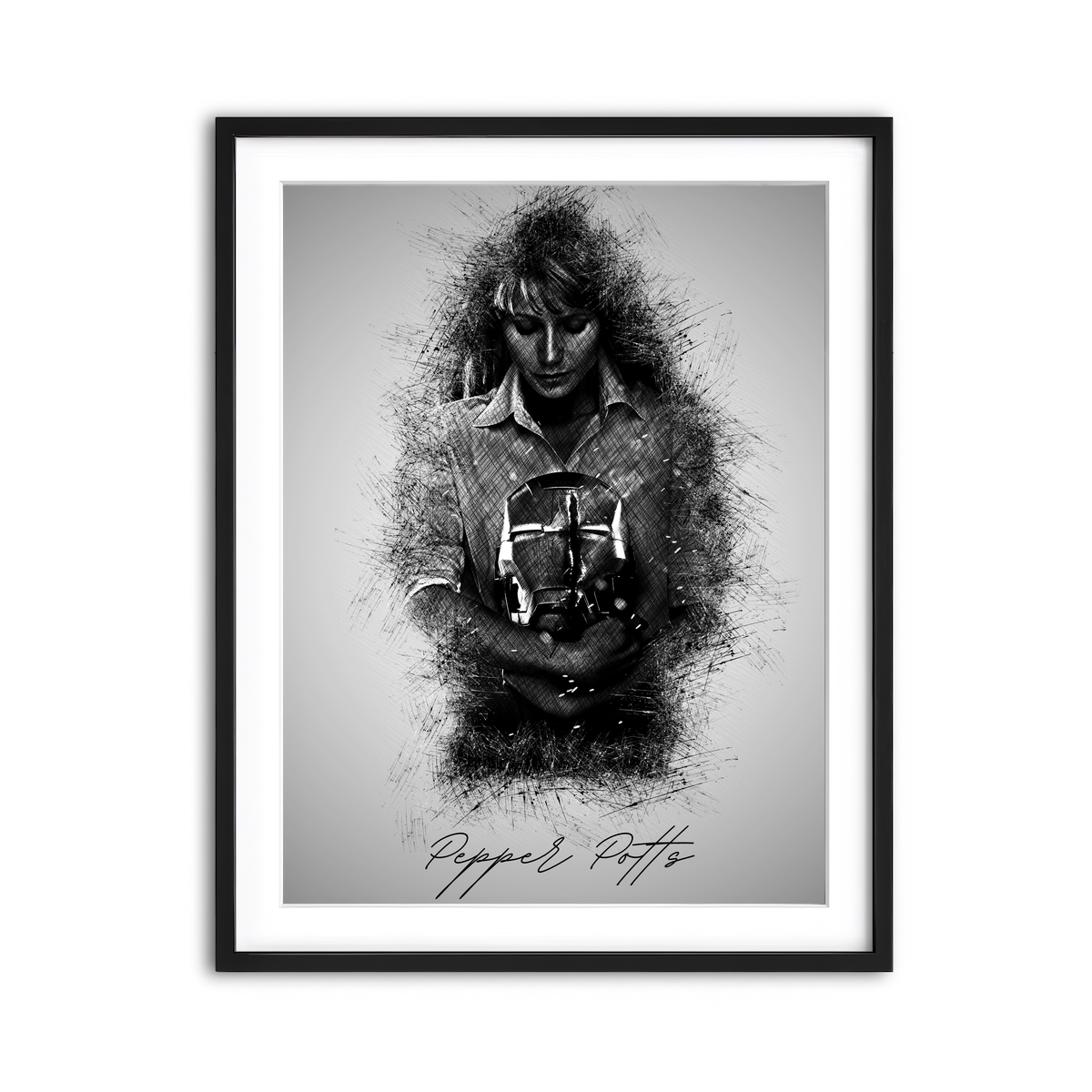 Framed Print 3x4 Black