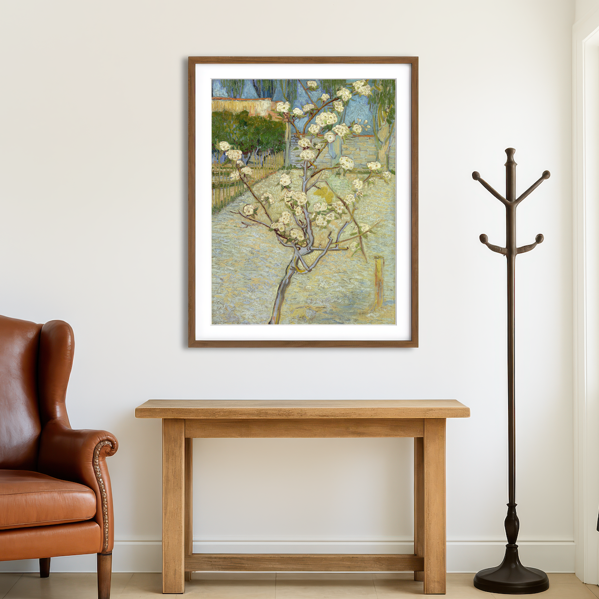 AUTO-MOCKUP ROOM | Perenboompje in bloei Wall Art