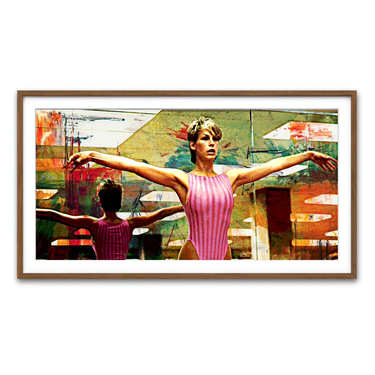 Framed Print 2x1 Walnut