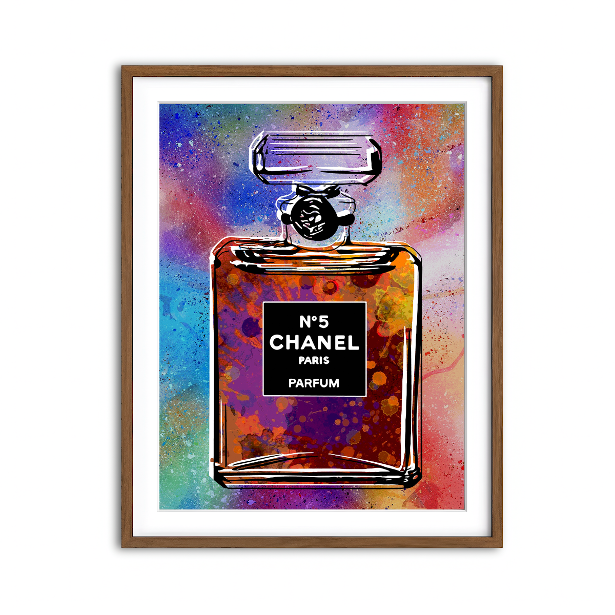 Framed Print 3x4 Walnut